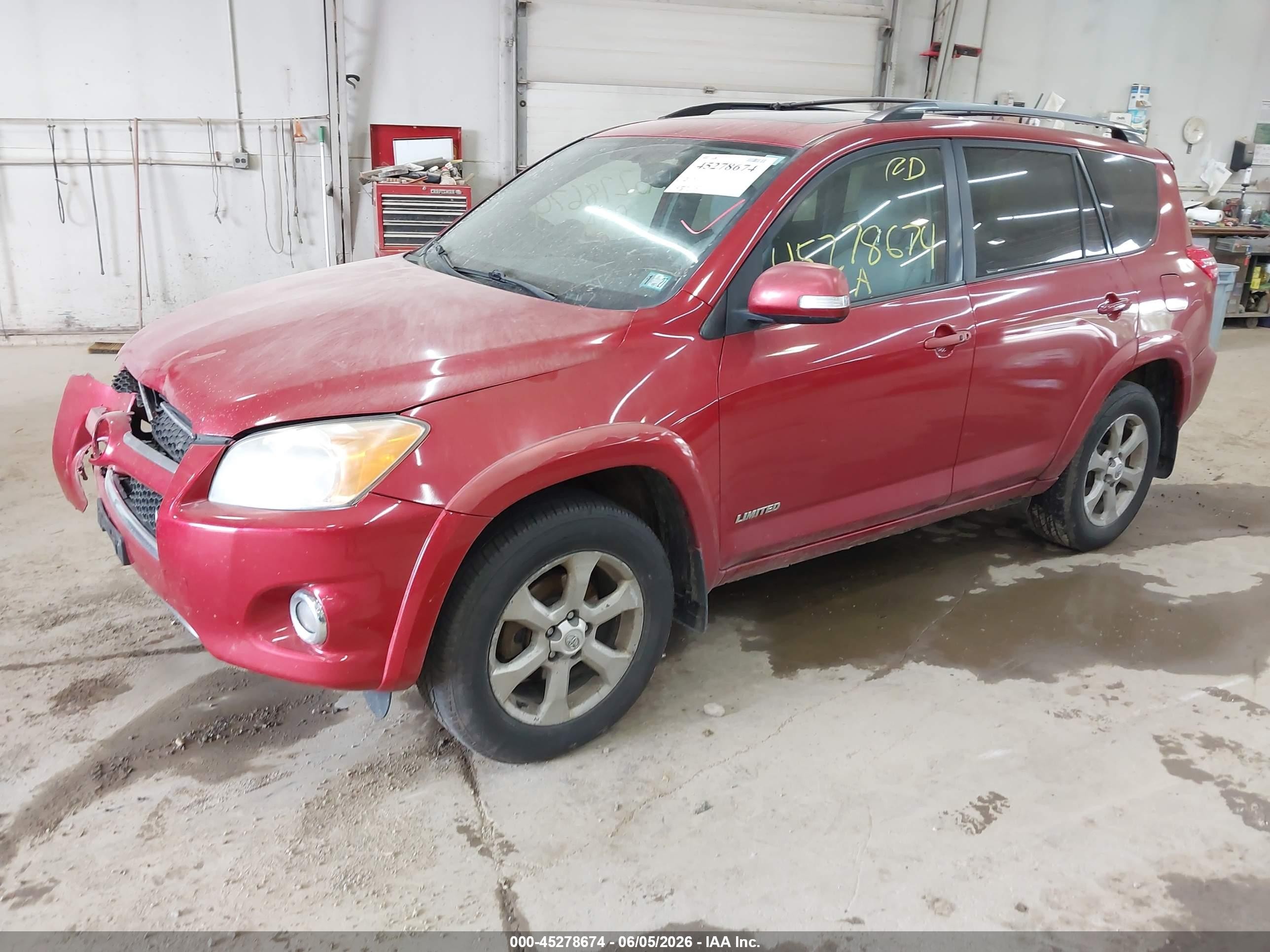 2009 Toyota Rav4 Limited V6 Red vin: 2T3BK31V69W009129