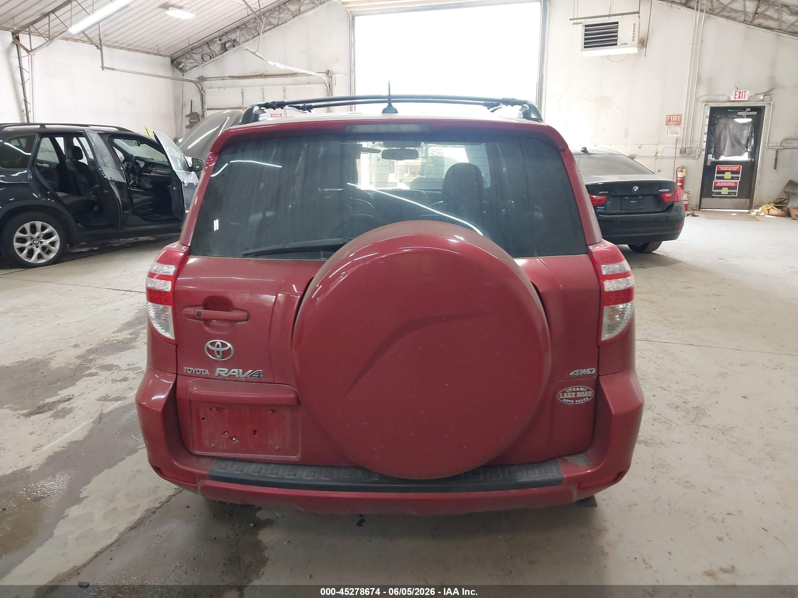 2009 Toyota Rav4 Limited V6 Red vin: 2T3BK31V69W009129