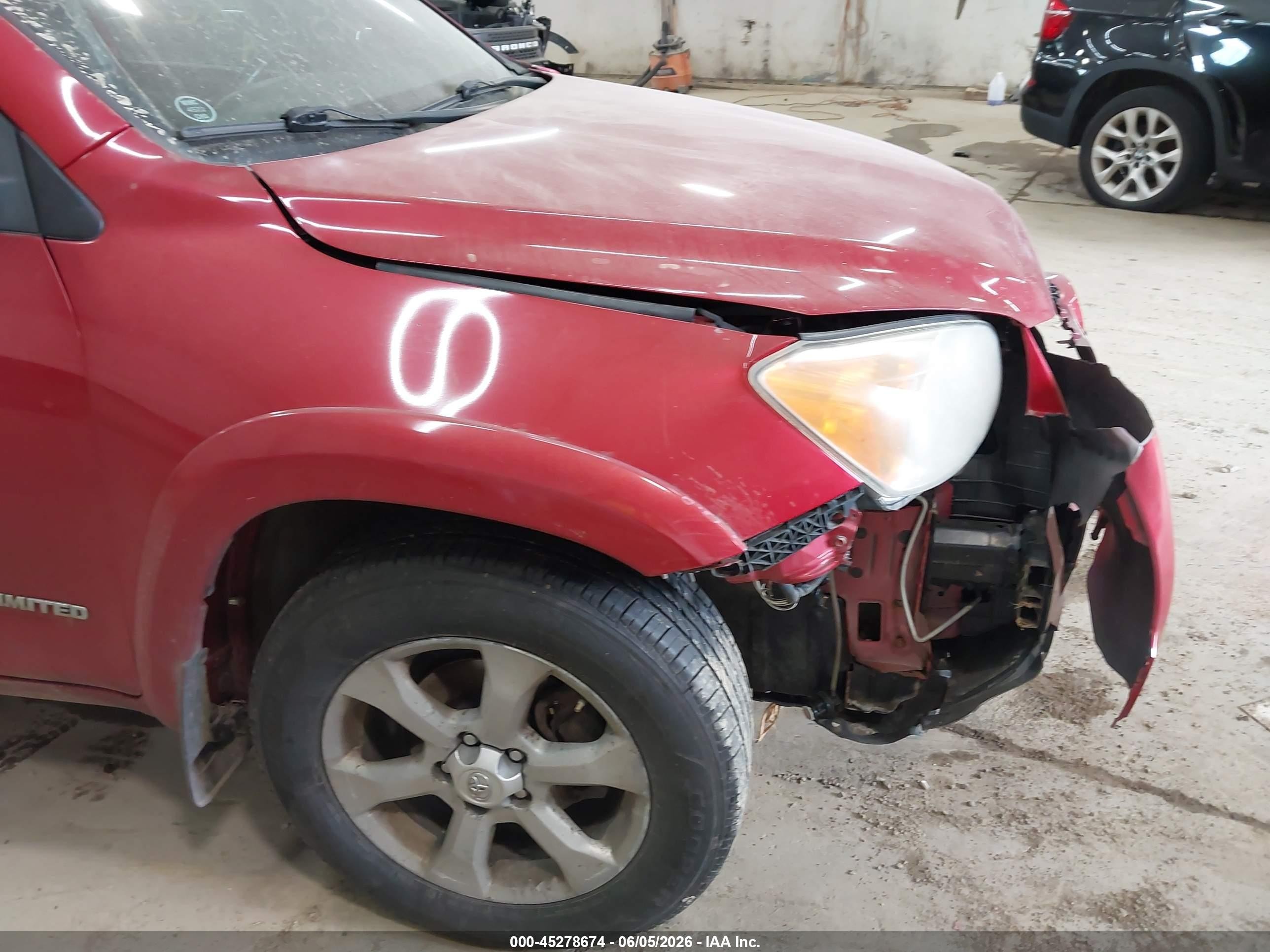 2009 Toyota Rav4 Limited V6 Red vin: 2T3BK31V69W009129