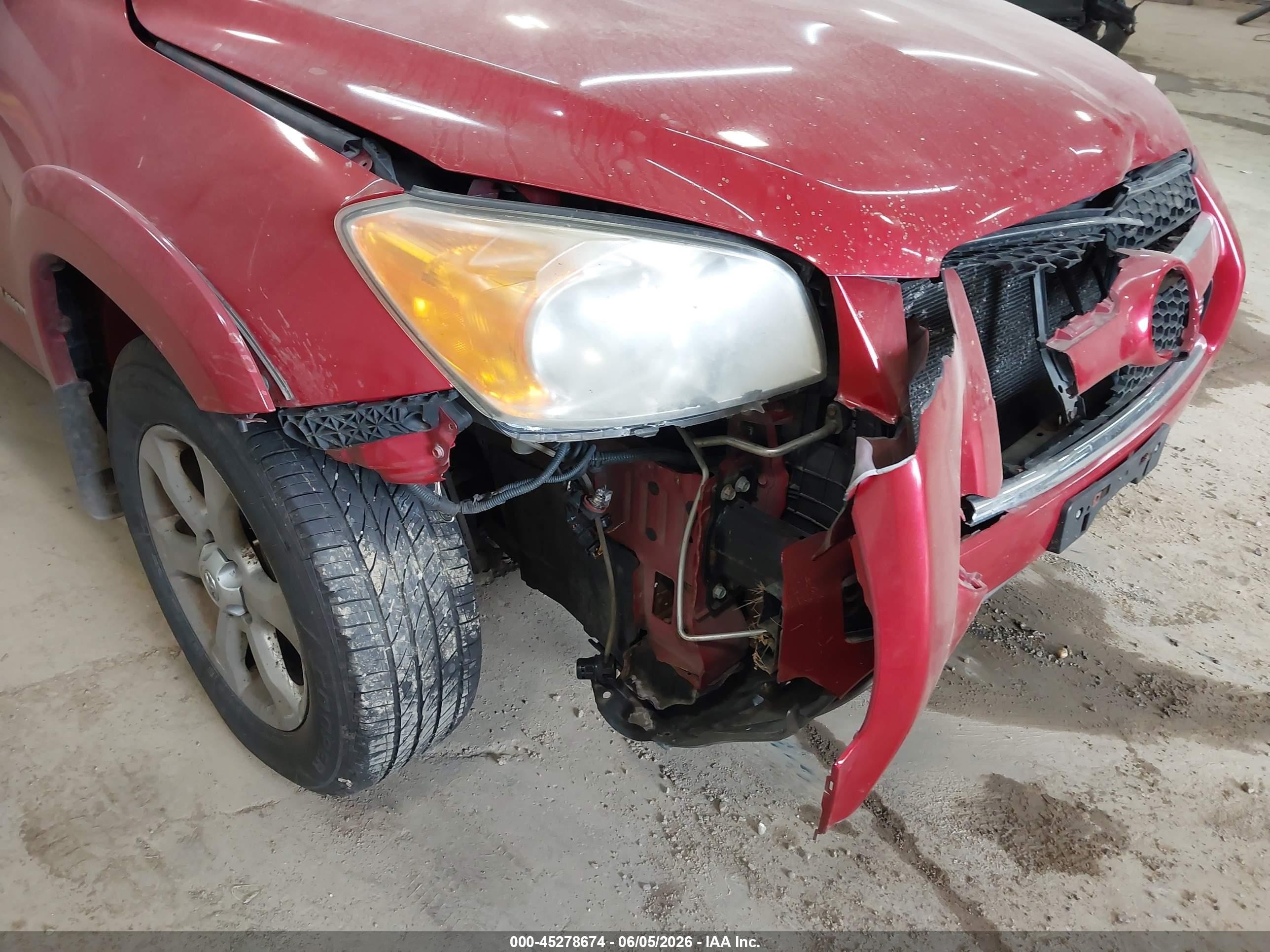 2009 Toyota Rav4 Limited V6 Red vin: 2T3BK31V69W009129
