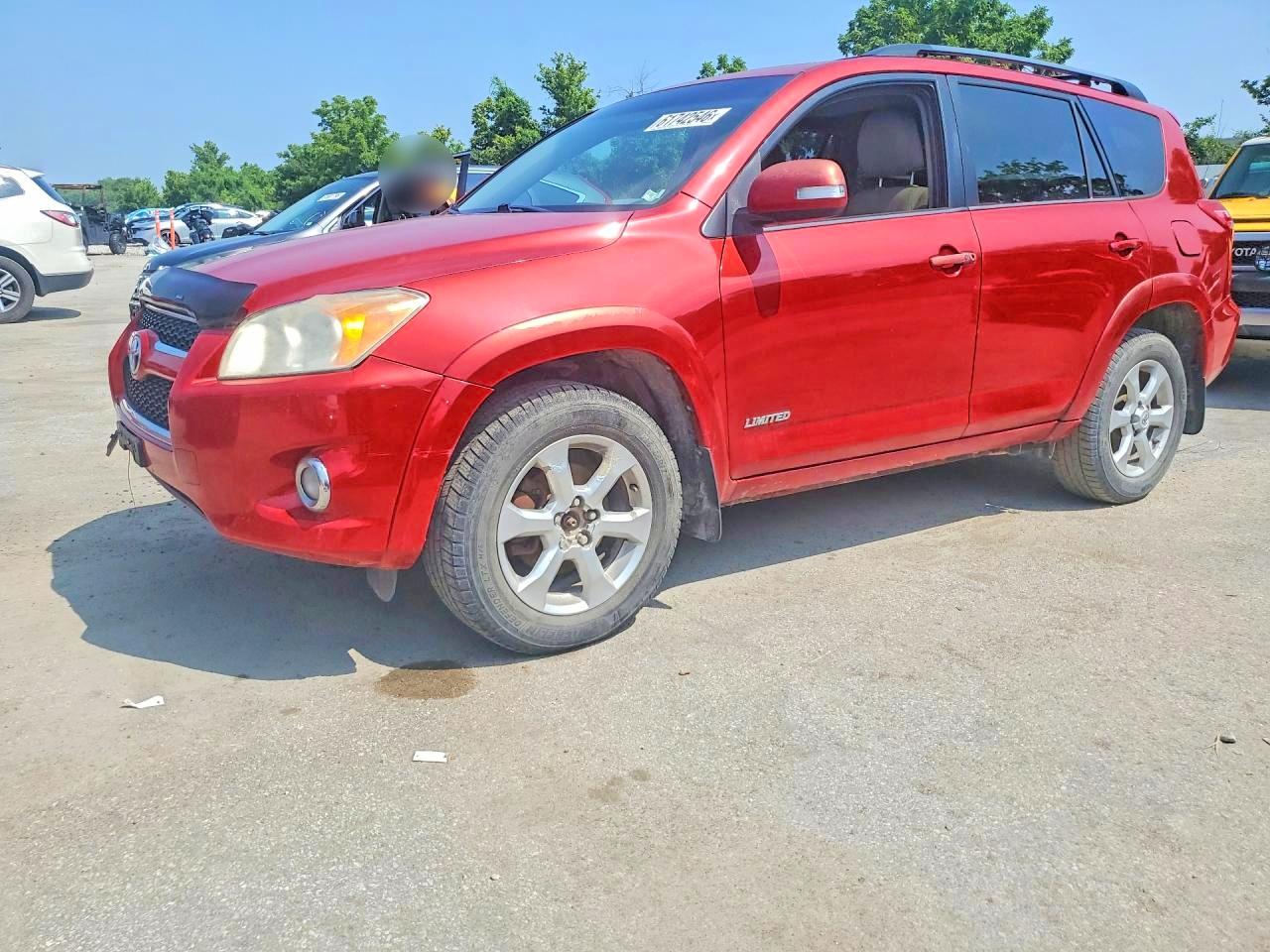2009 Toyota Rav4 Limited Красный vin: 2T3BK31V79W003923