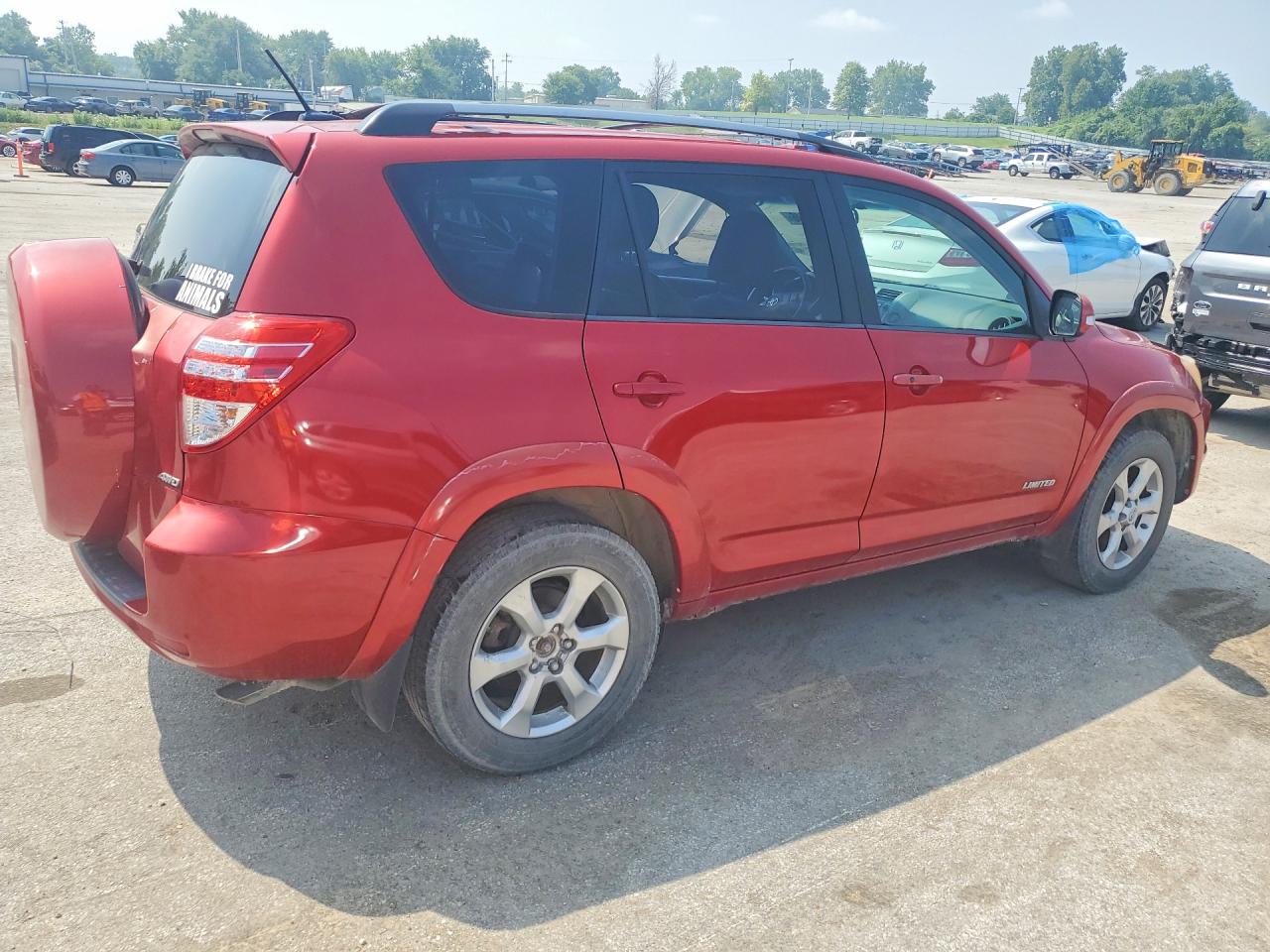 2009 Toyota Rav4 Limited Красный vin: 2T3BK31V79W003923