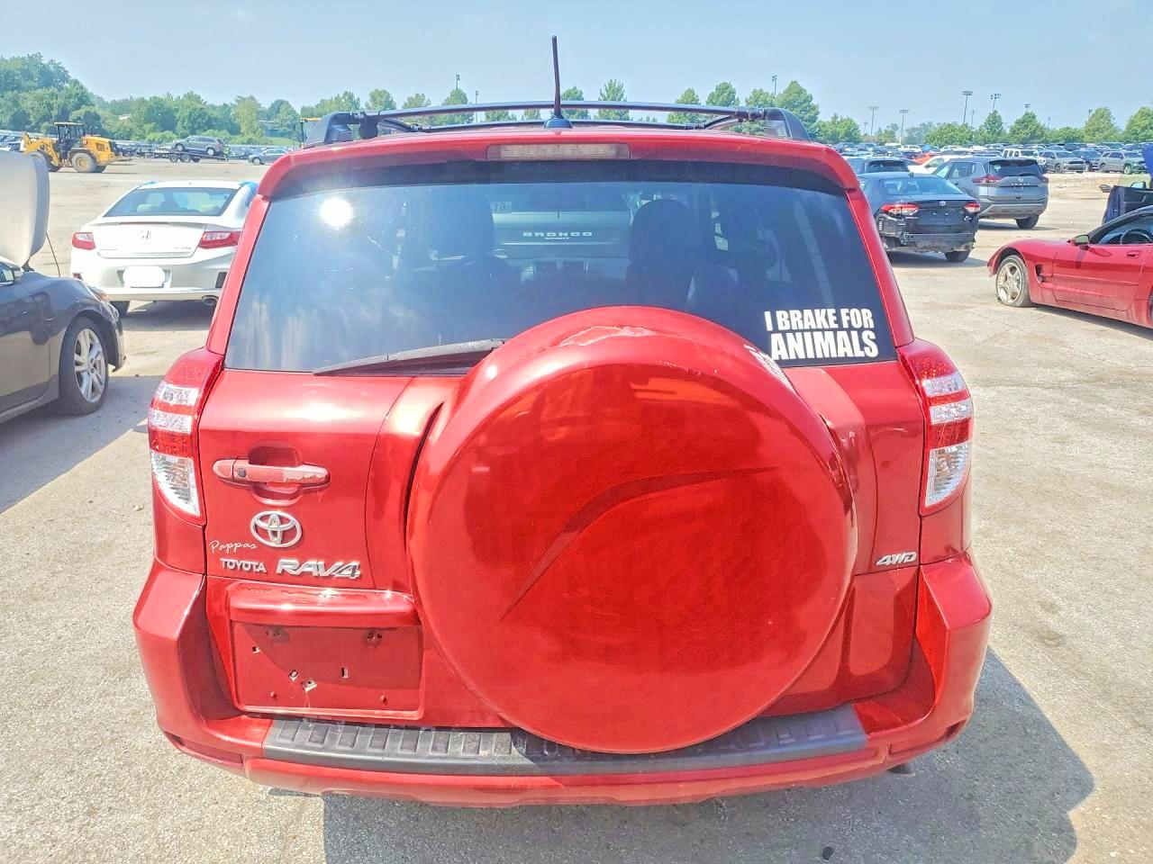 2009 Toyota Rav4 Limited Красный vin: 2T3BK31V79W003923