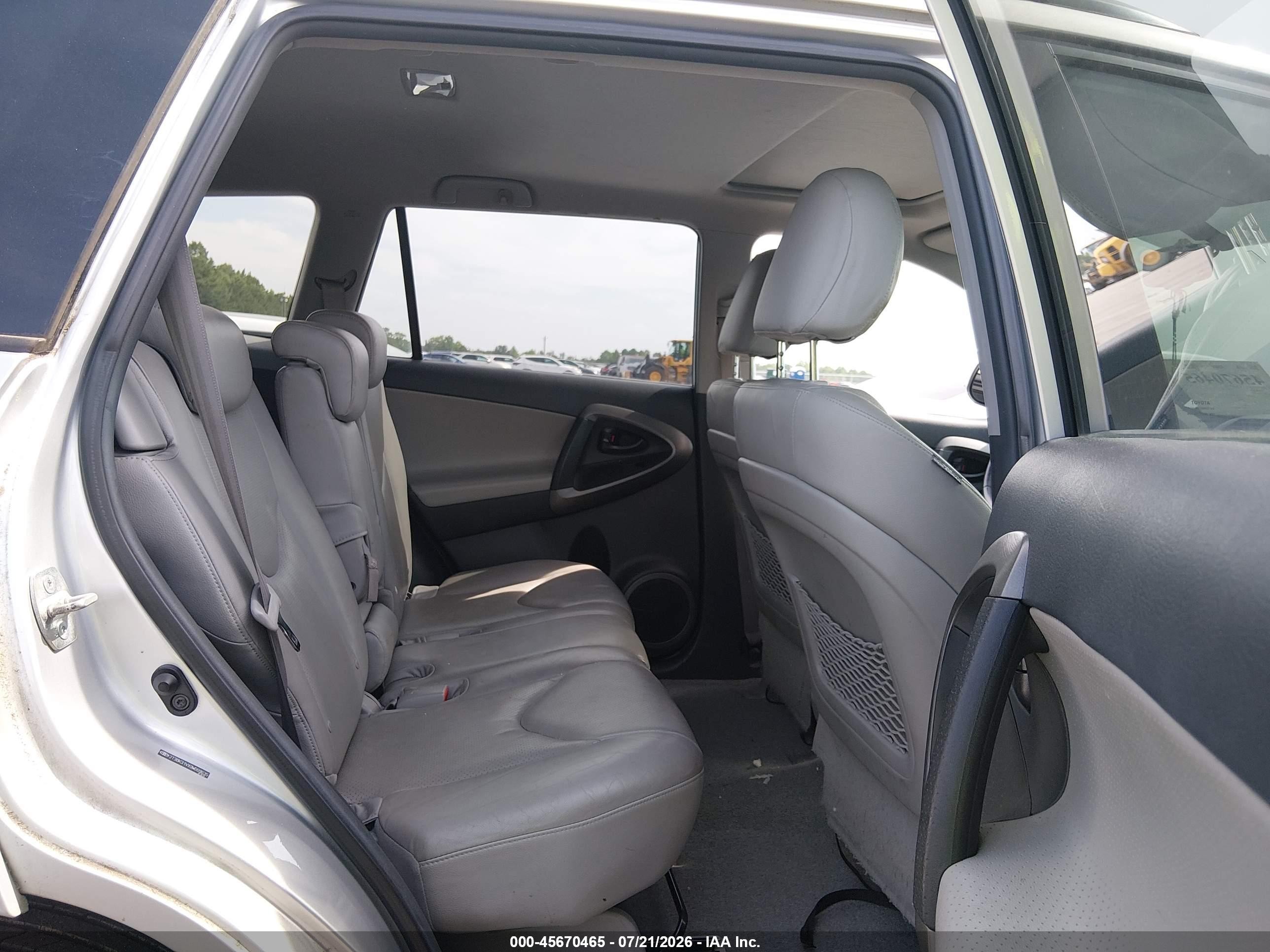 2009 Toyota Rav4 Limited V6 Silver vin: 2T3BK31VX9W009635