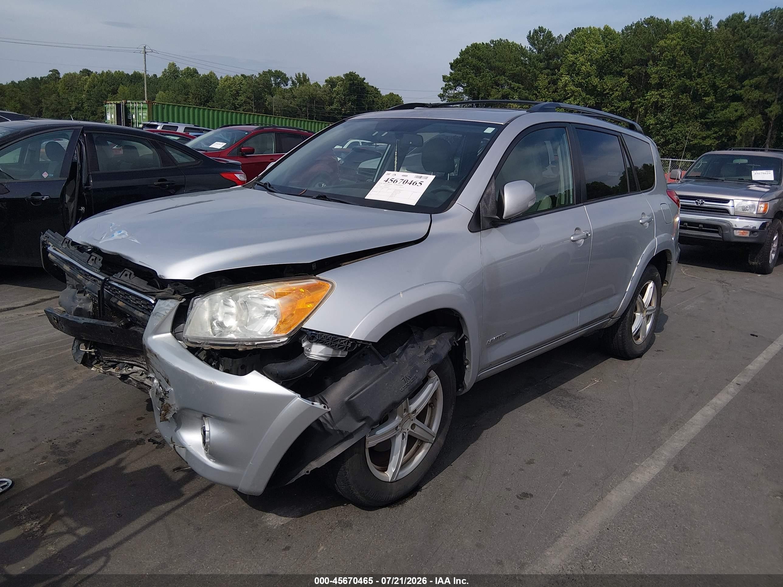 2009 Toyota Rav4 Limited V6 Silver vin: 2T3BK31VX9W009635