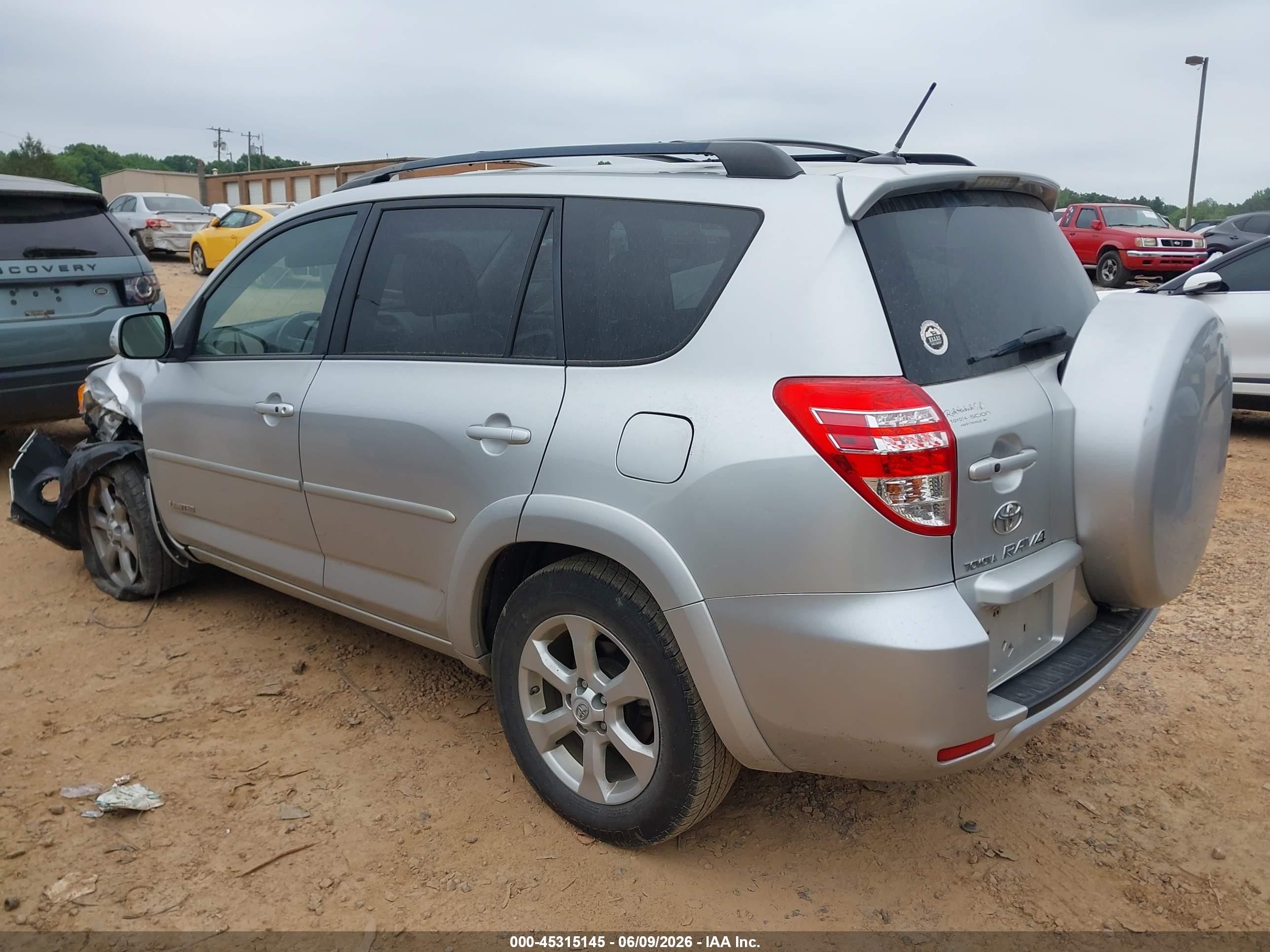 2009 Toyota Rav4 Limited V6 Silver vin: 2T3BK31VX9W013507