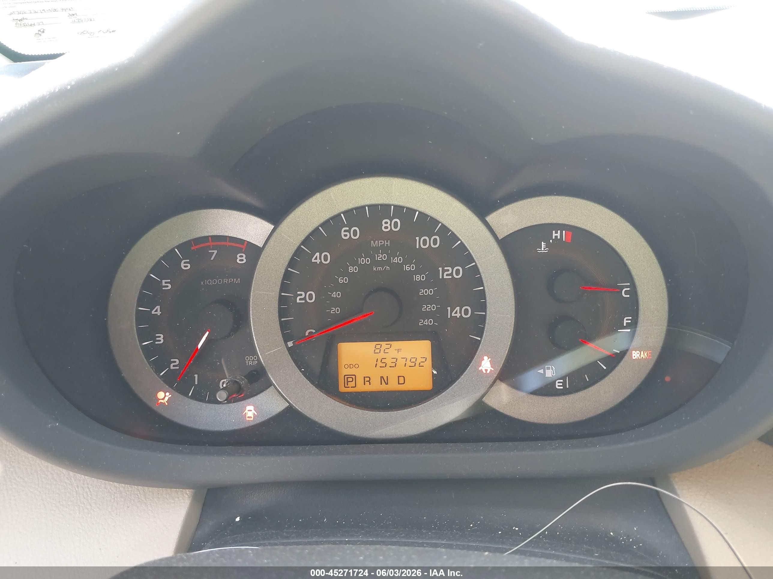 2009 Toyota Rav4 Base V6 White vin: 2T3BK33V19W009942