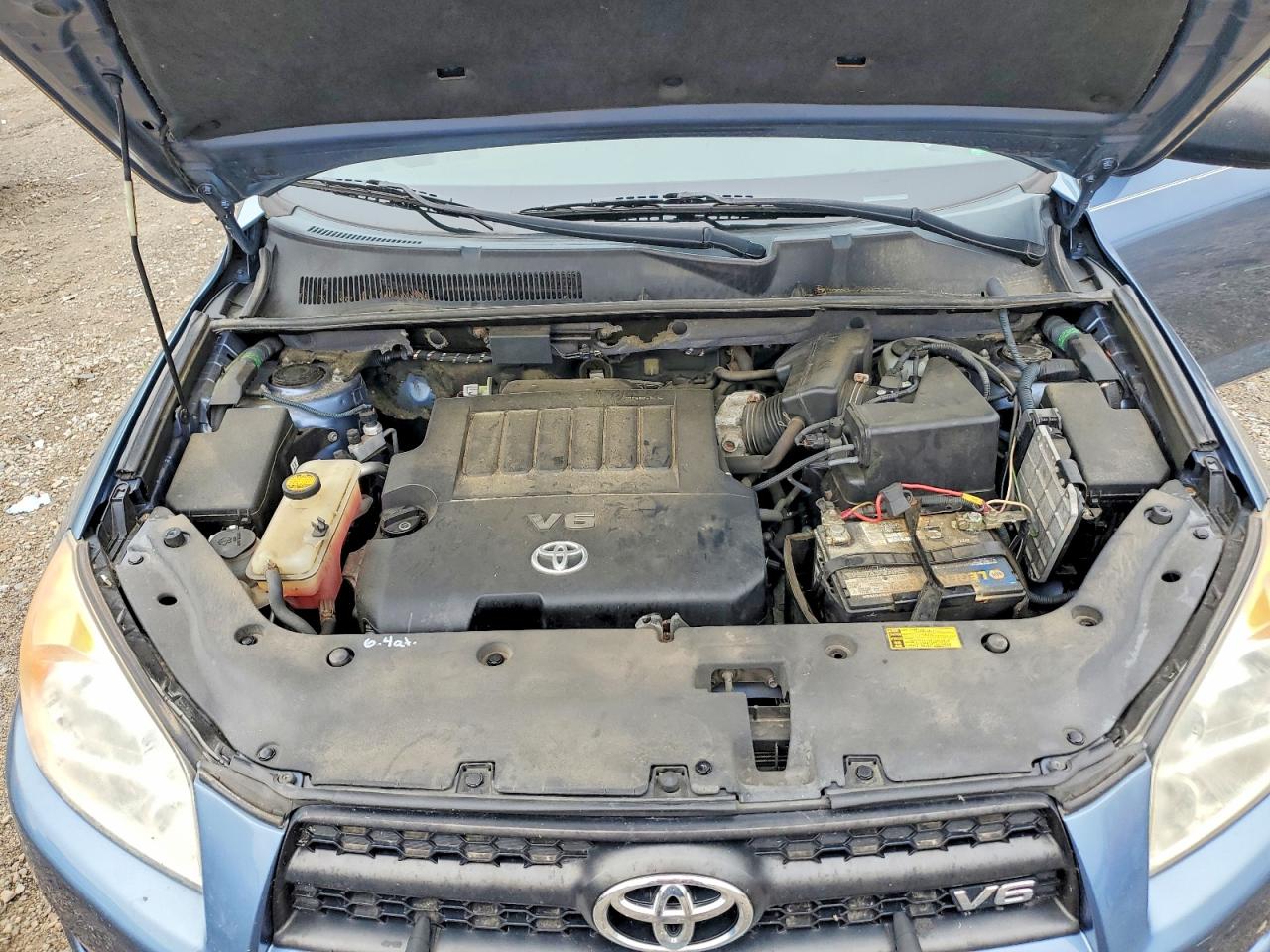 2009 Toyota Rav4 Base Blue vin: 2T3BK33V69W013341