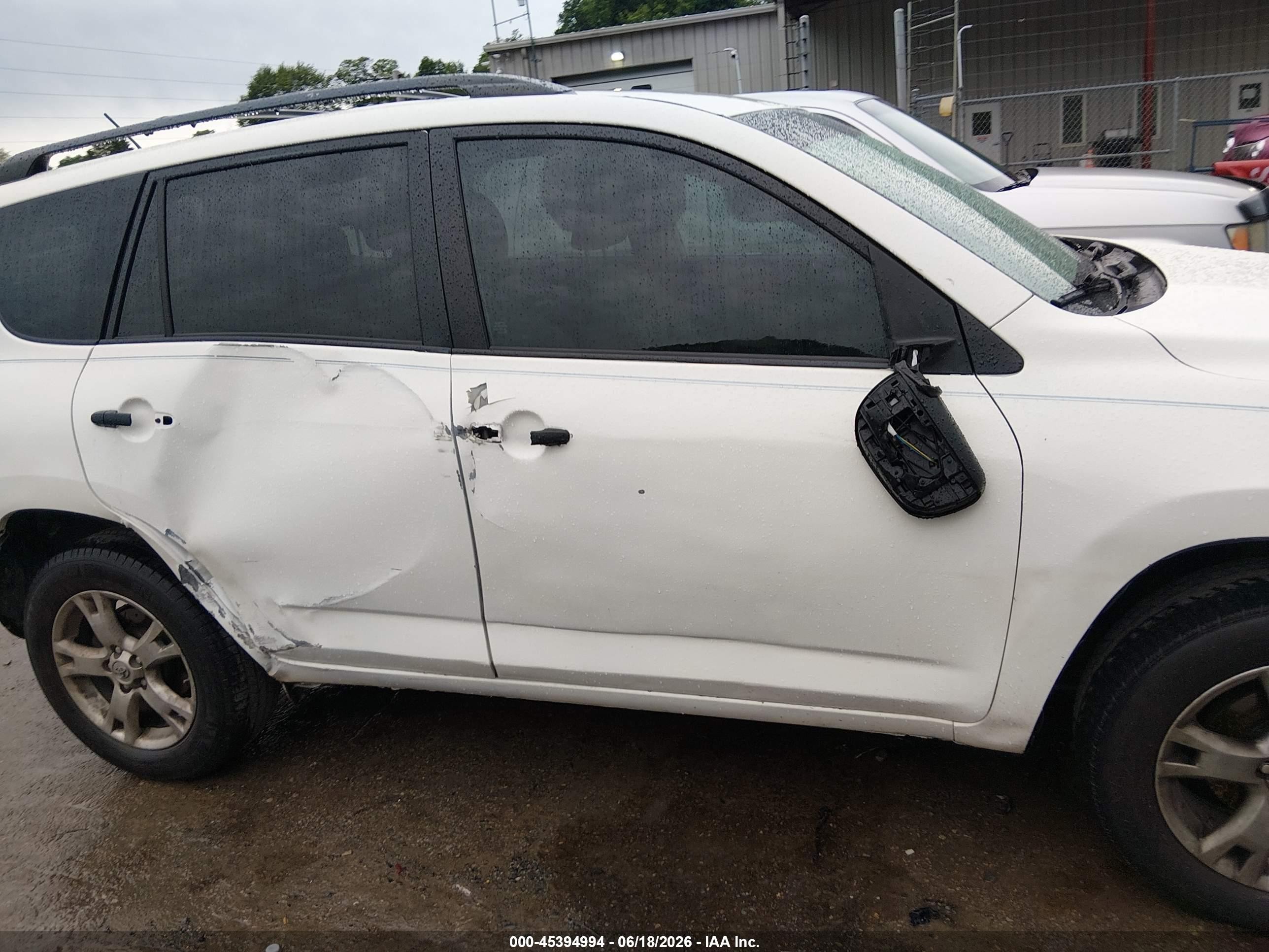 2010 Toyota Rav4 Base V6 White vin: 2T3BK4DV0AW028264