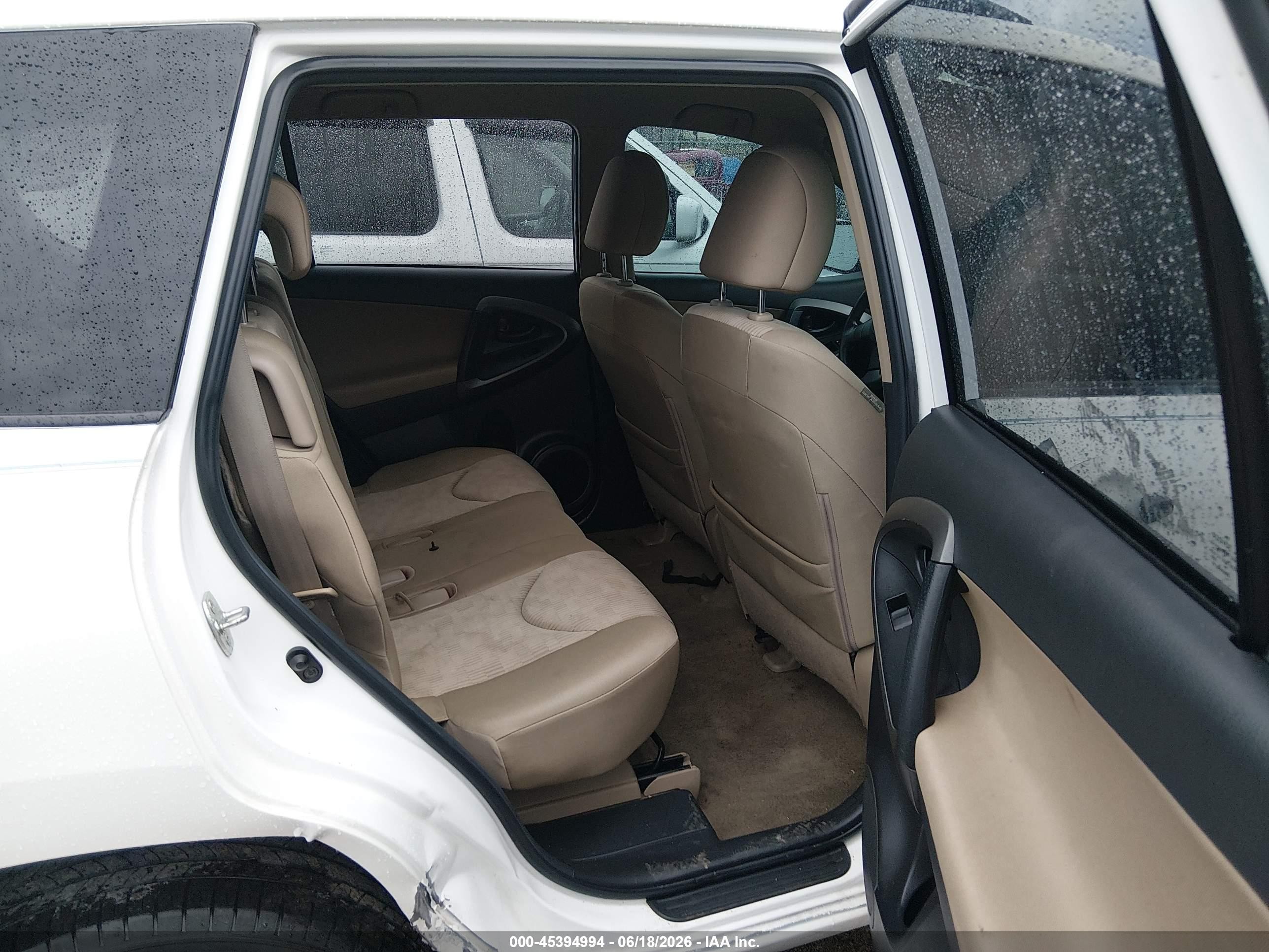 2010 Toyota Rav4 Base V6 White vin: 2T3BK4DV0AW028264