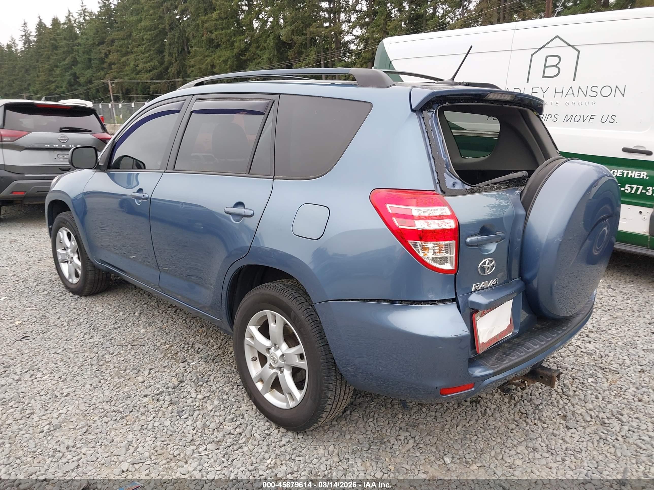 2011 Toyota Rav4 Base V6 Blue vin: 2T3BK4DV1BW050467