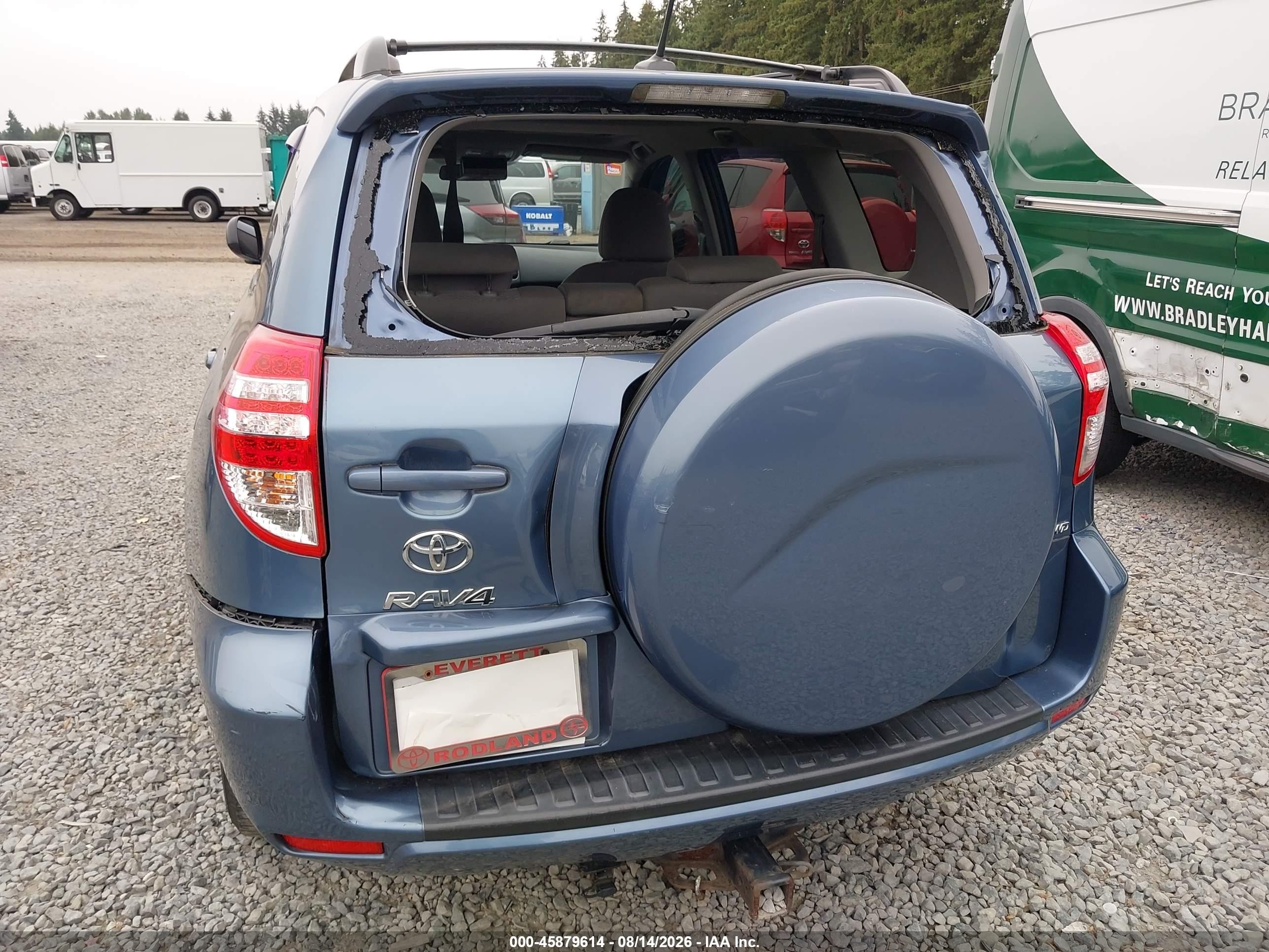 2011 Toyota Rav4 Base V6 Blue vin: 2T3BK4DV1BW050467