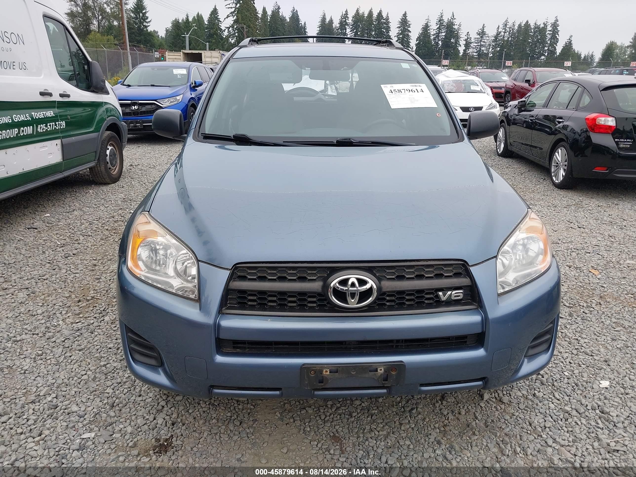 2011 Toyota Rav4 Base V6 Blue vin: 2T3BK4DV1BW050467