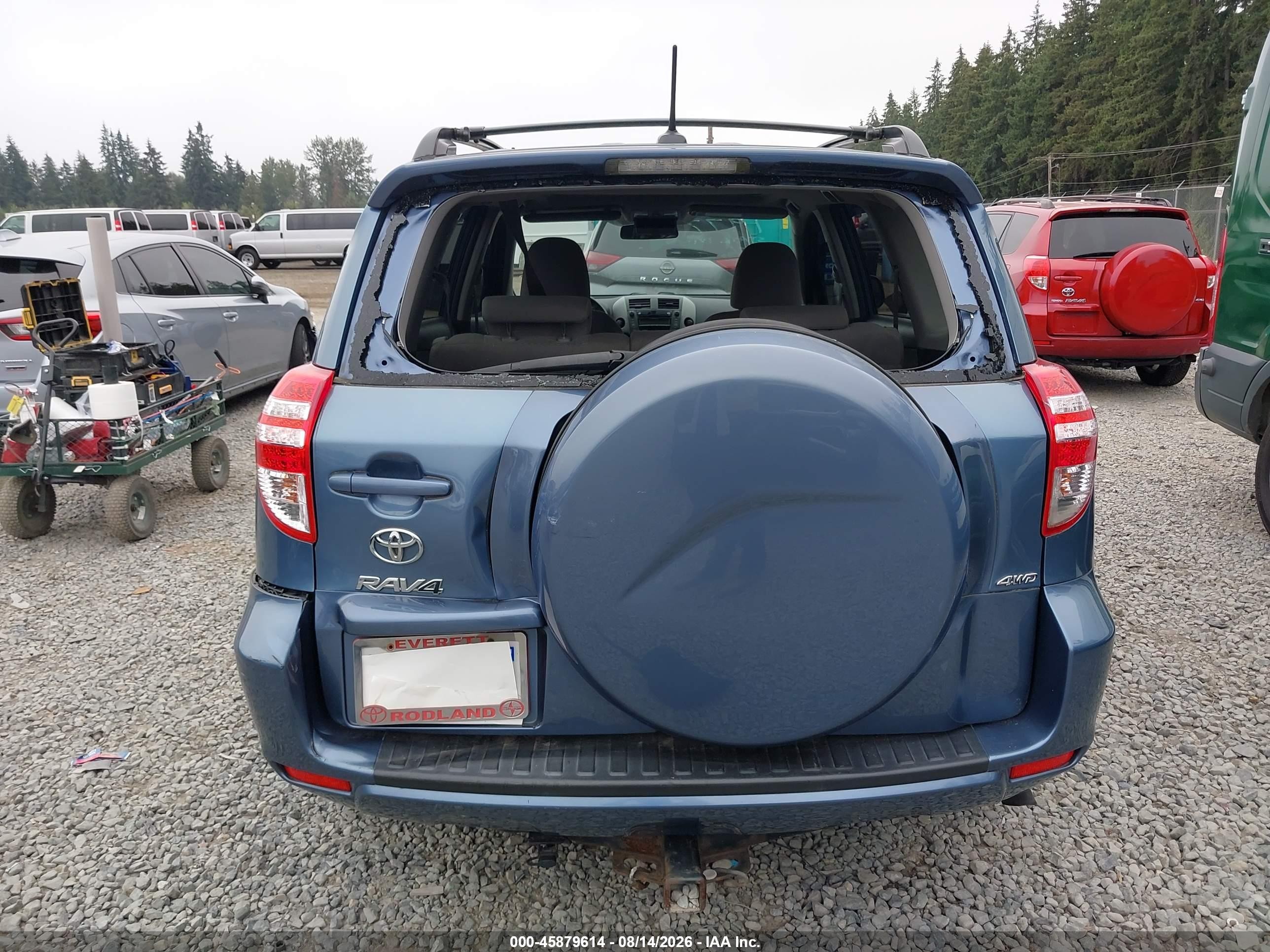 2011 Toyota Rav4 Base V6 Blue vin: 2T3BK4DV1BW050467