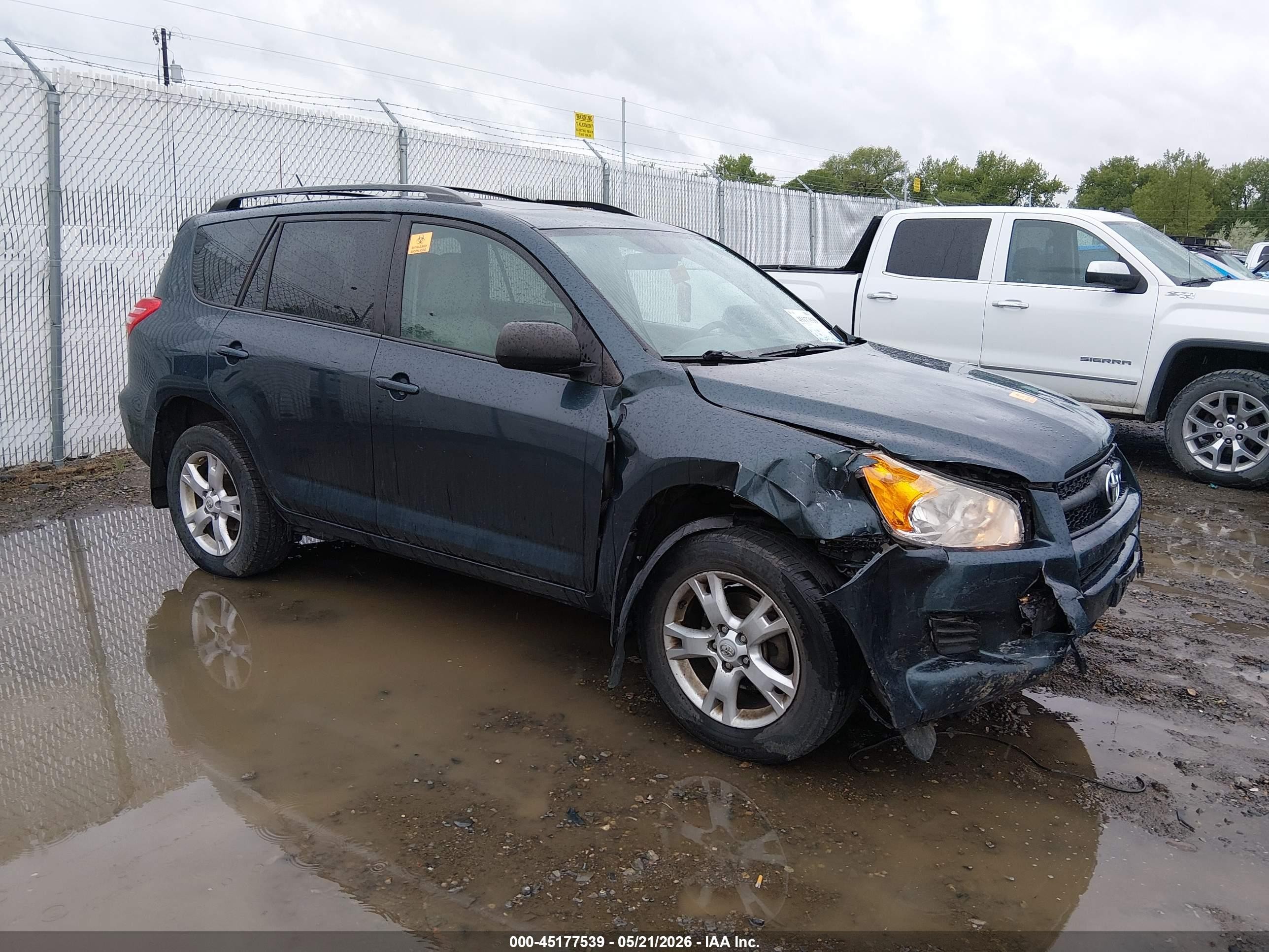 2011 Toyota Rav4 Base V6 Blue vin: 2T3BK4DV1BW061100