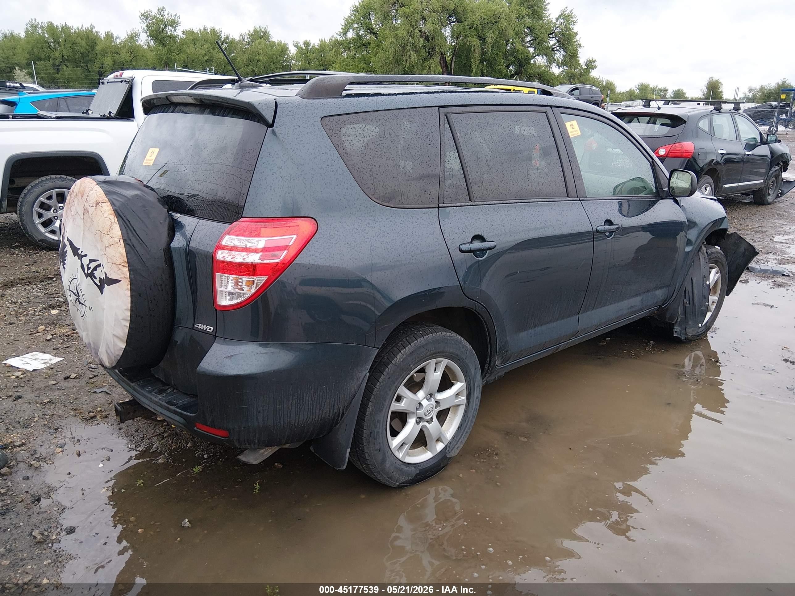 2011 Toyota Rav4 Base V6 Blue vin: 2T3BK4DV1BW061100