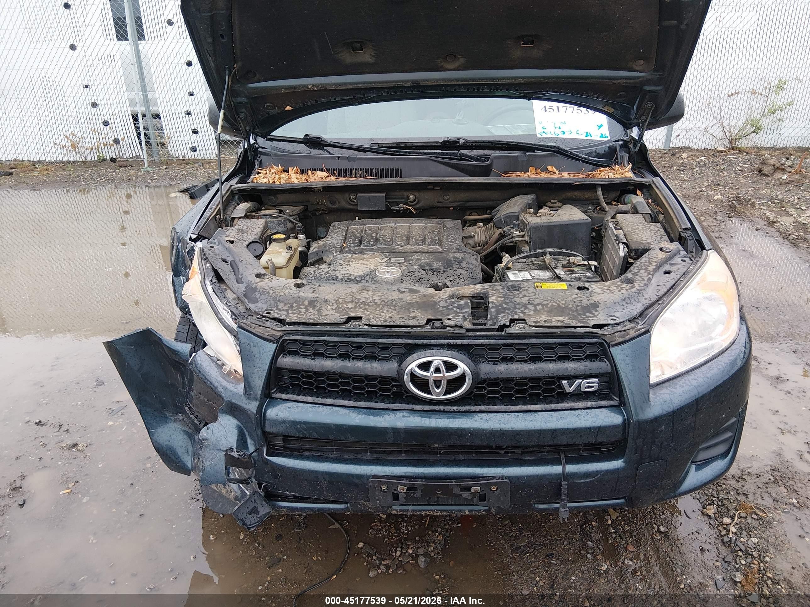 2011 Toyota Rav4 Base V6 Blue vin: 2T3BK4DV1BW061100
