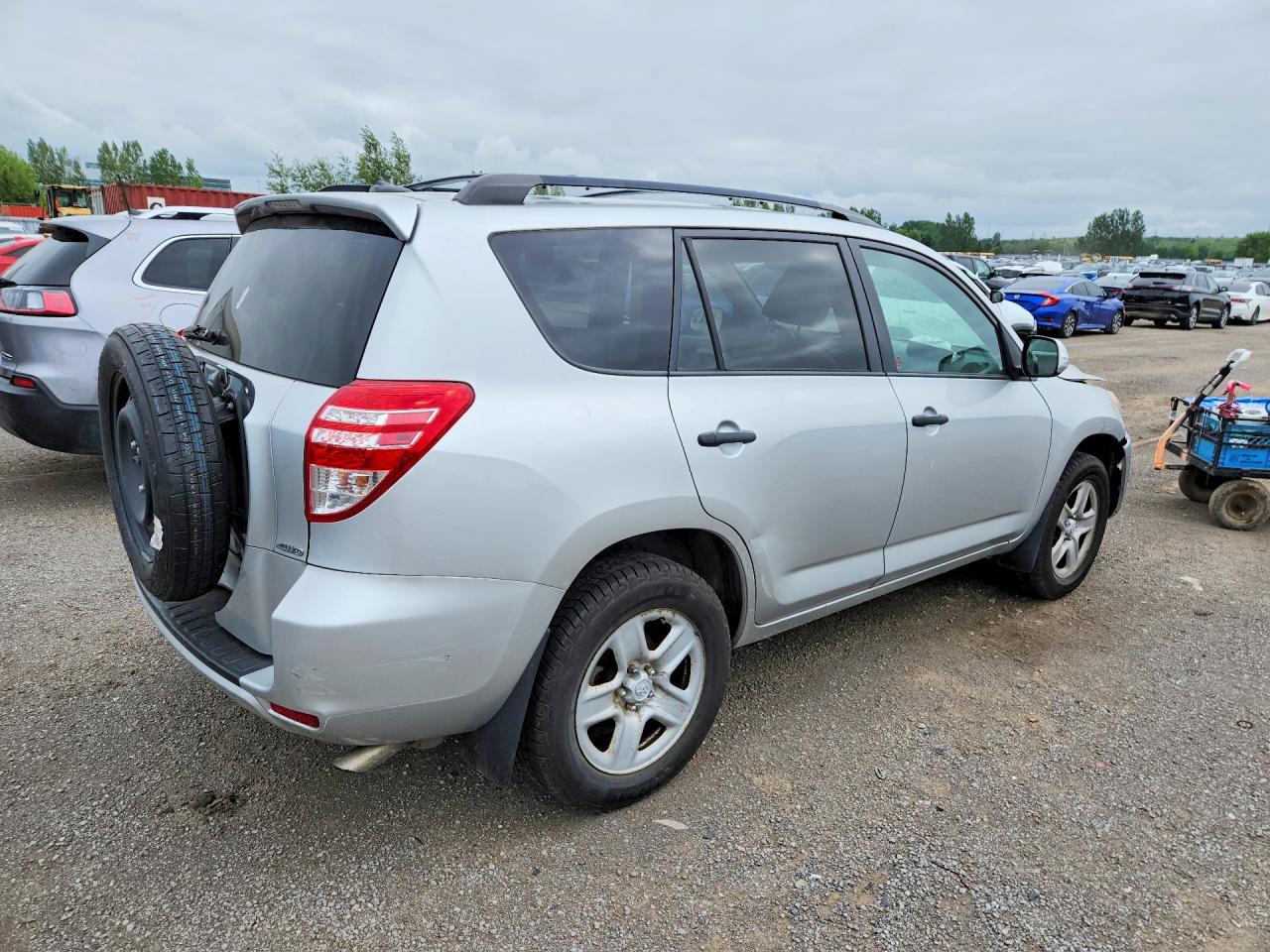 2010 Toyota Rav4 Base Silver vin: 2T3BK4DV2AW023163