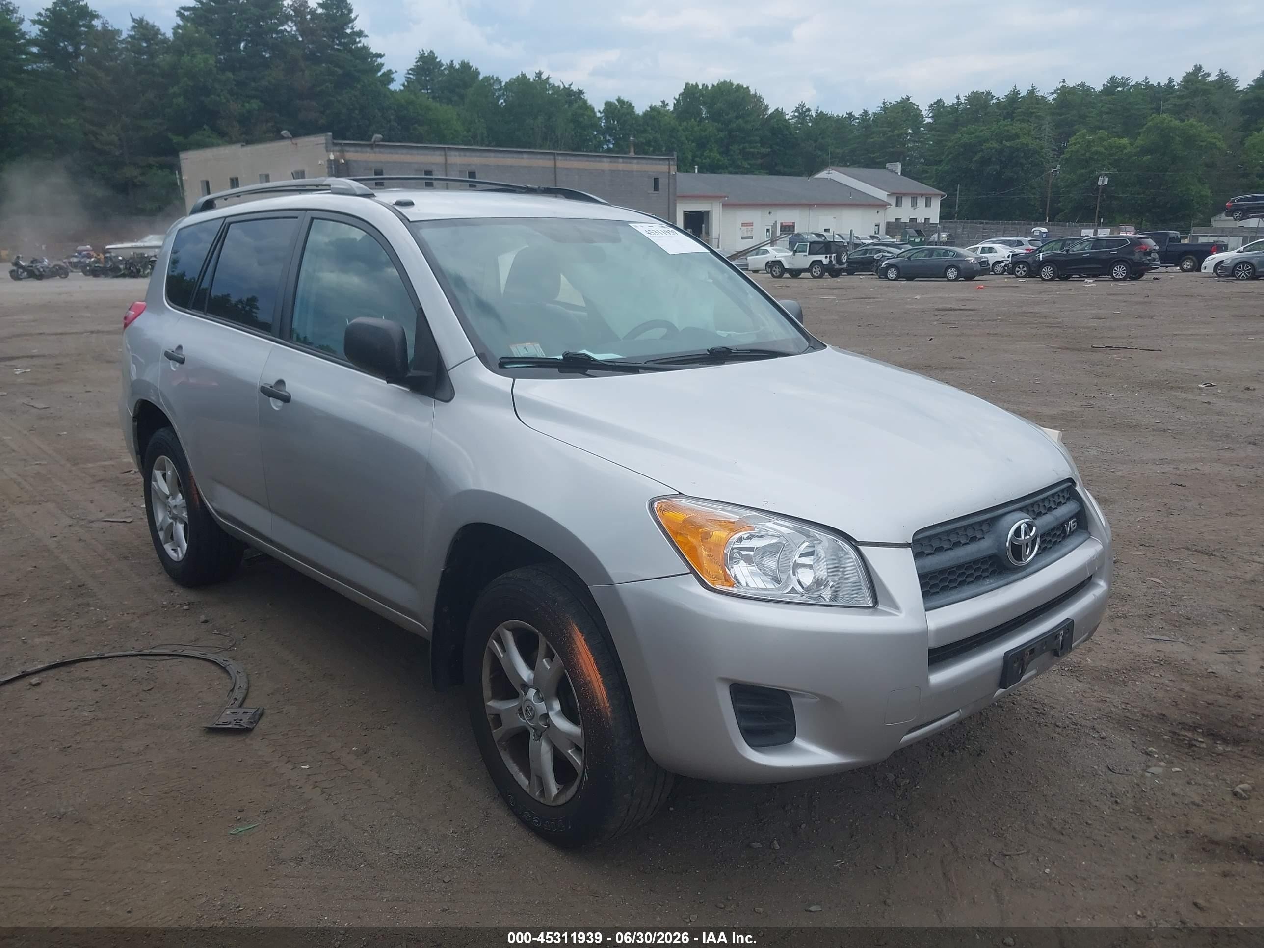 2010 Toyota Rav4 Base V6 Silver vin: 2T3BK4DV2AW033305