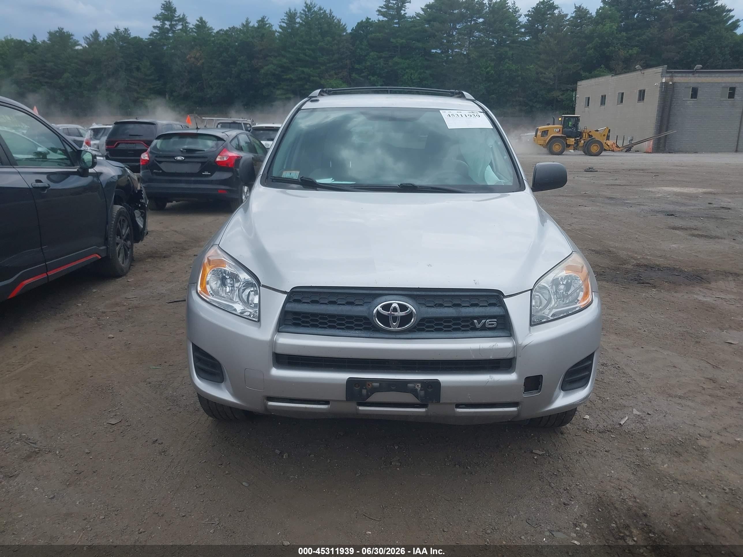 2010 Toyota Rav4 Base V6 Silver vin: 2T3BK4DV2AW033305