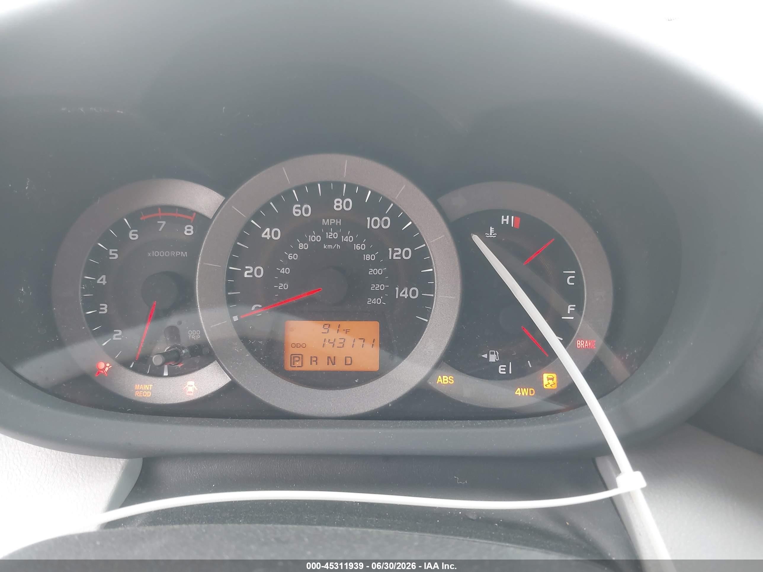 2010 Toyota Rav4 Base V6 Silver vin: 2T3BK4DV2AW033305