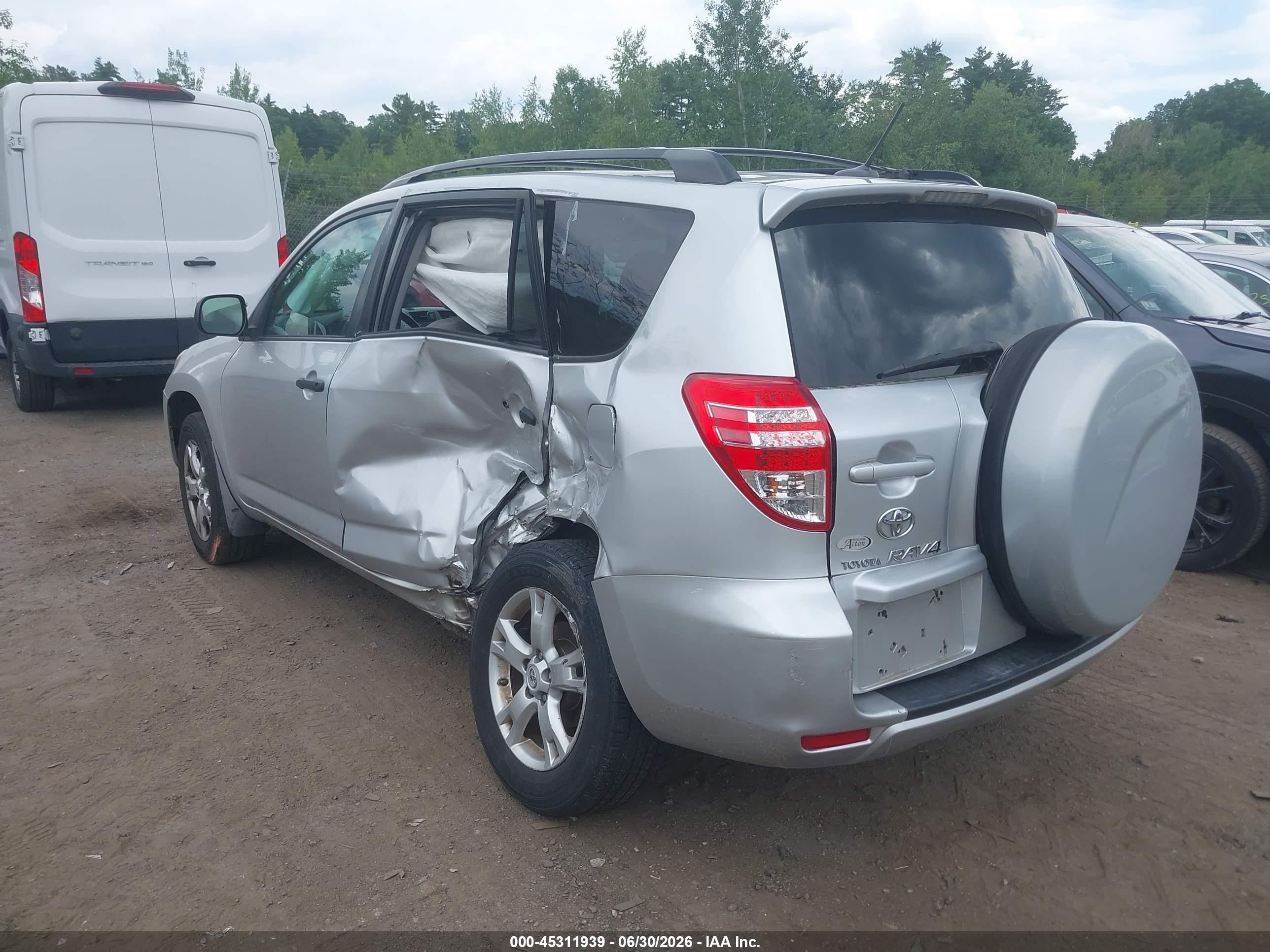 2010 Toyota Rav4 Base V6 Silver vin: 2T3BK4DV2AW033305