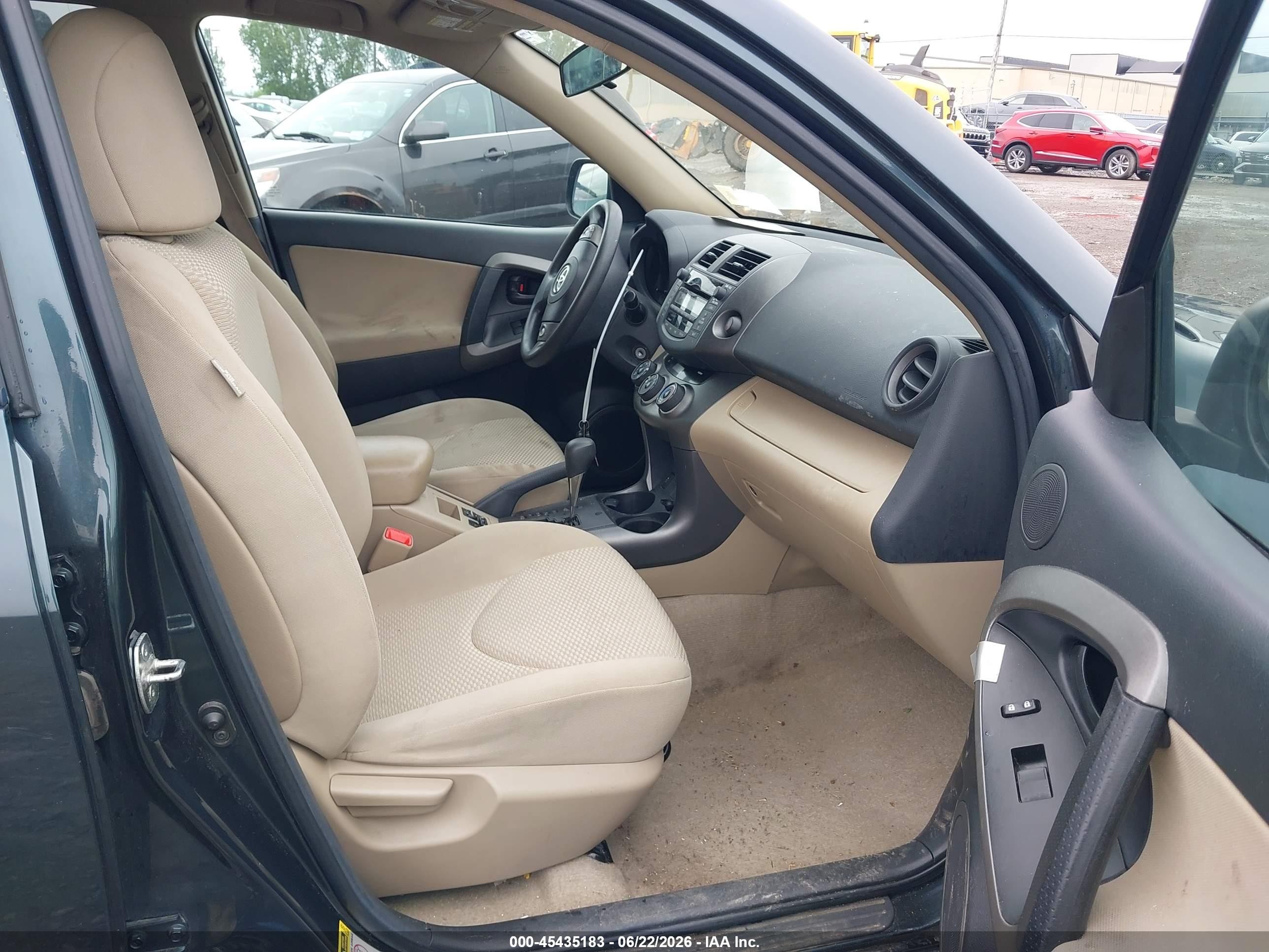 2011 Toyota Rav4 Base V6 Green vin: 2T3BK4DV2BW042717