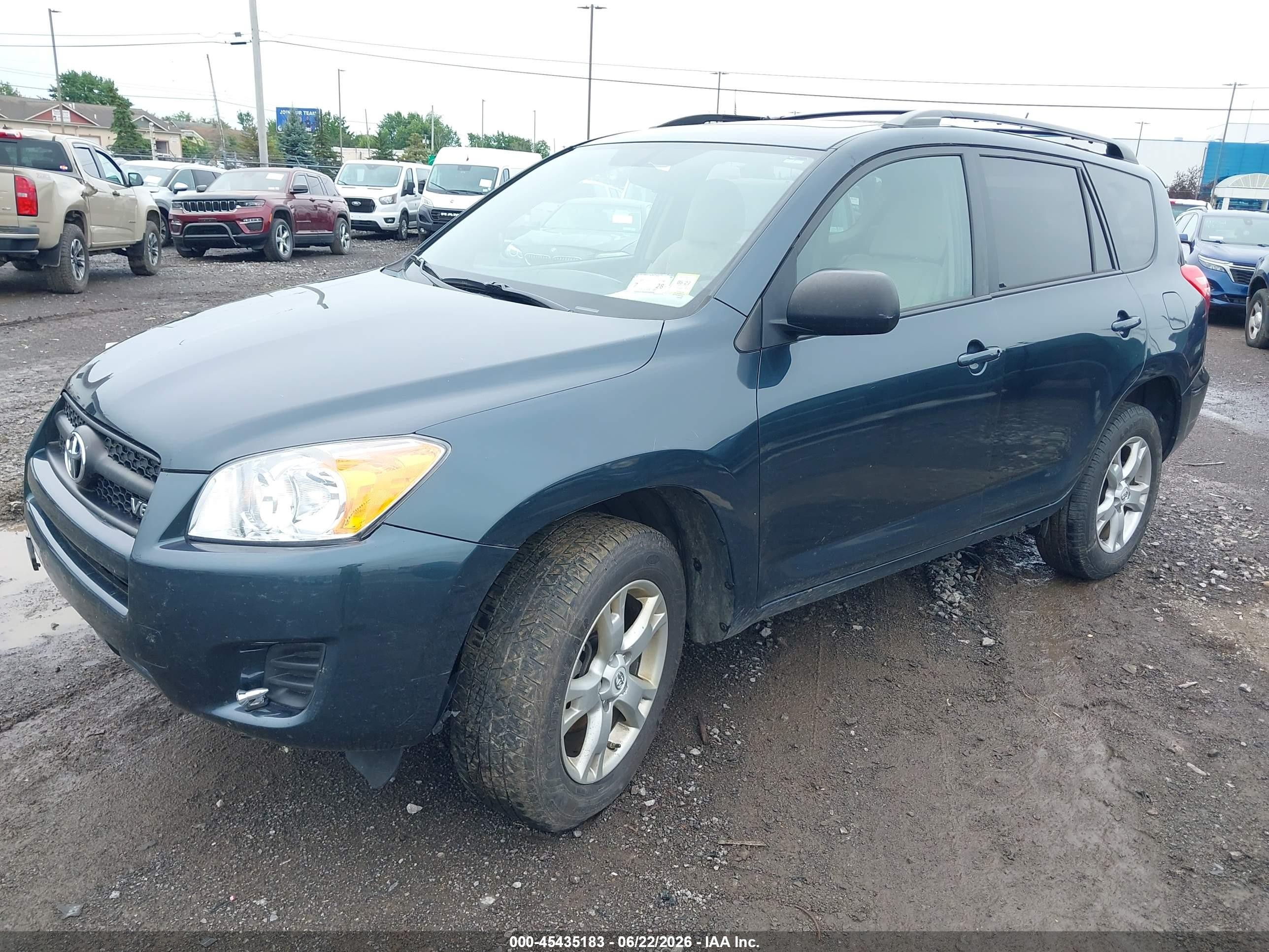 2011 Toyota Rav4 Base V6 Green vin: 2T3BK4DV2BW042717