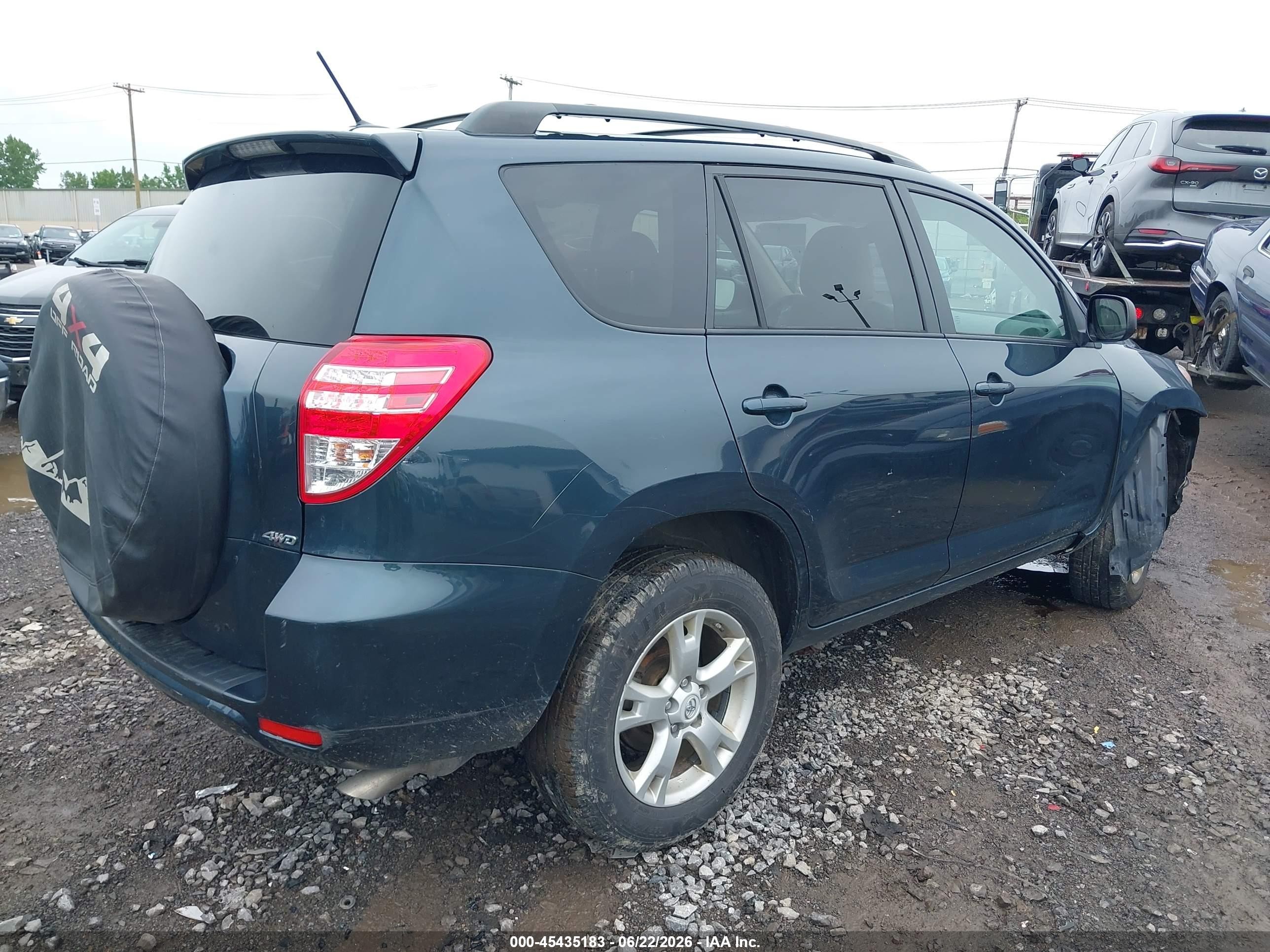 2011 Toyota Rav4 Base V6 Green vin: 2T3BK4DV2BW042717