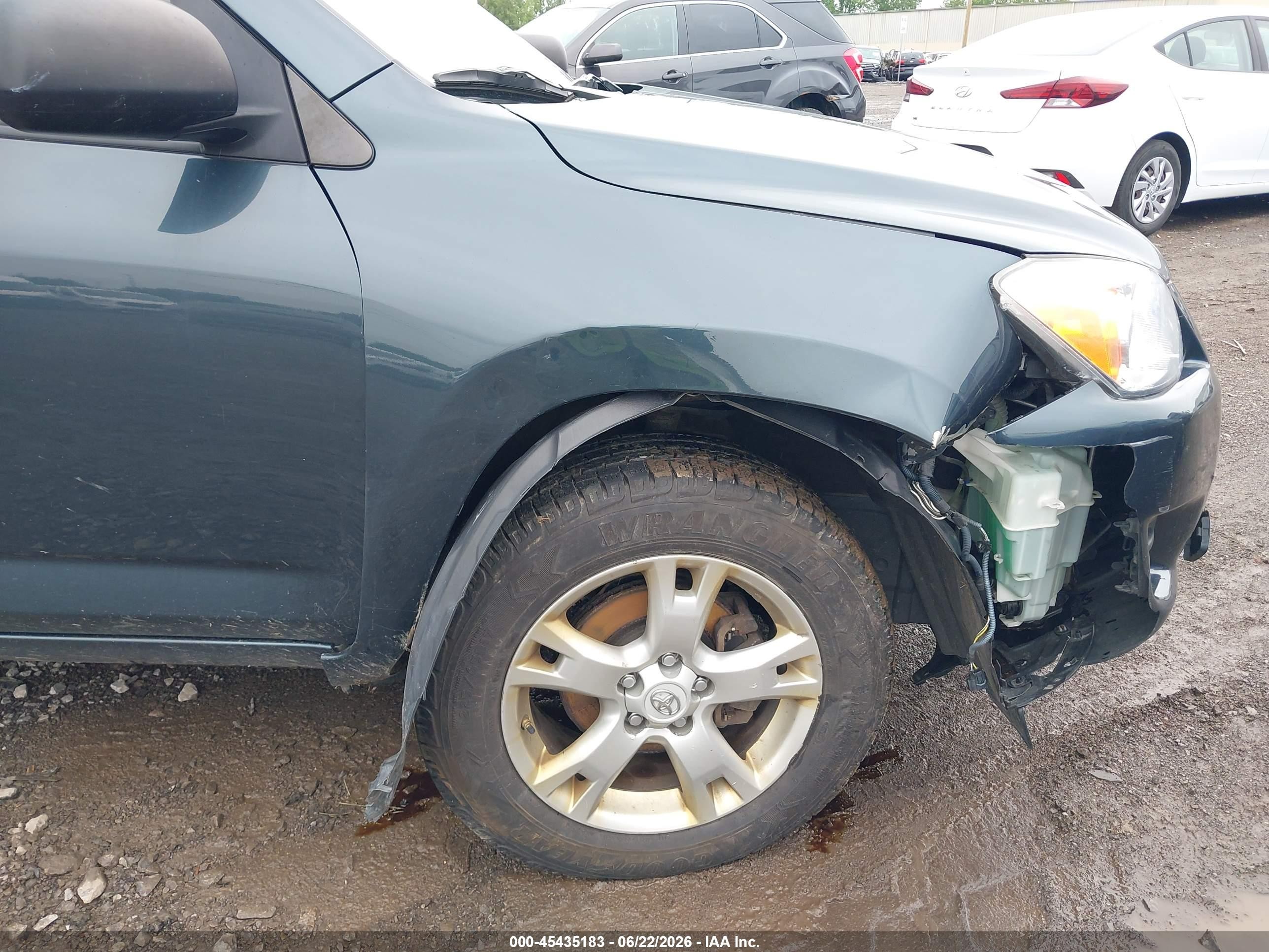 2011 Toyota Rav4 Base V6 Green vin: 2T3BK4DV2BW042717