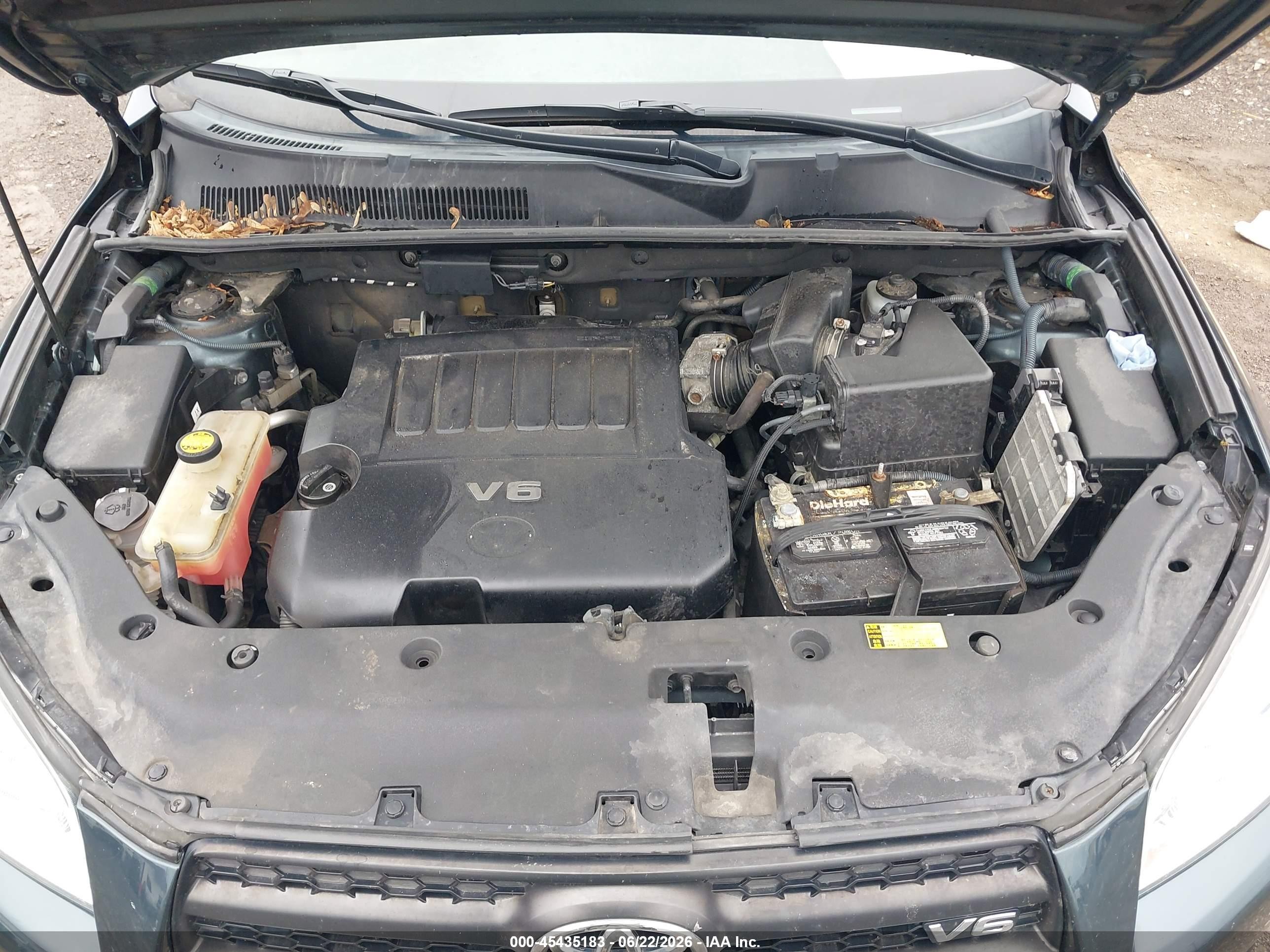2011 Toyota Rav4 Base V6 Green vin: 2T3BK4DV2BW042717