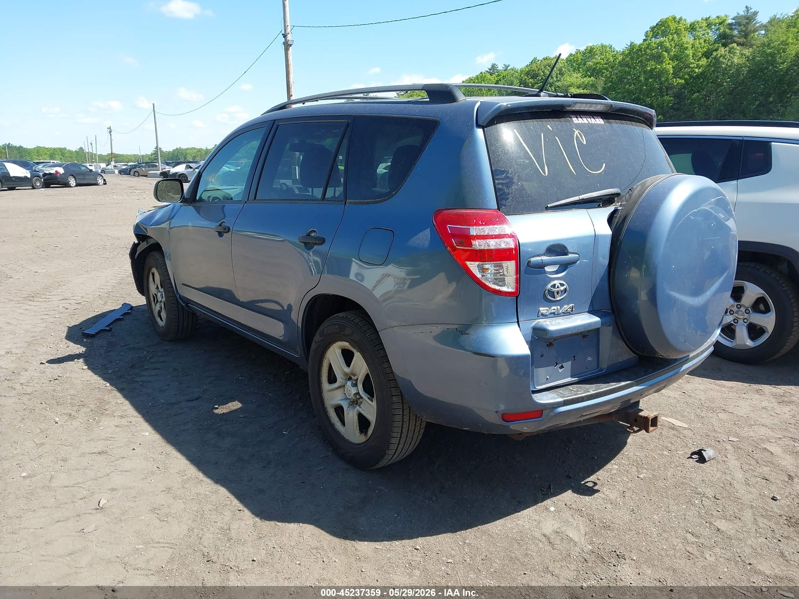 2012 Toyota Rav4 Base V6 Blue vin: 2T3BK4DV2CW073595