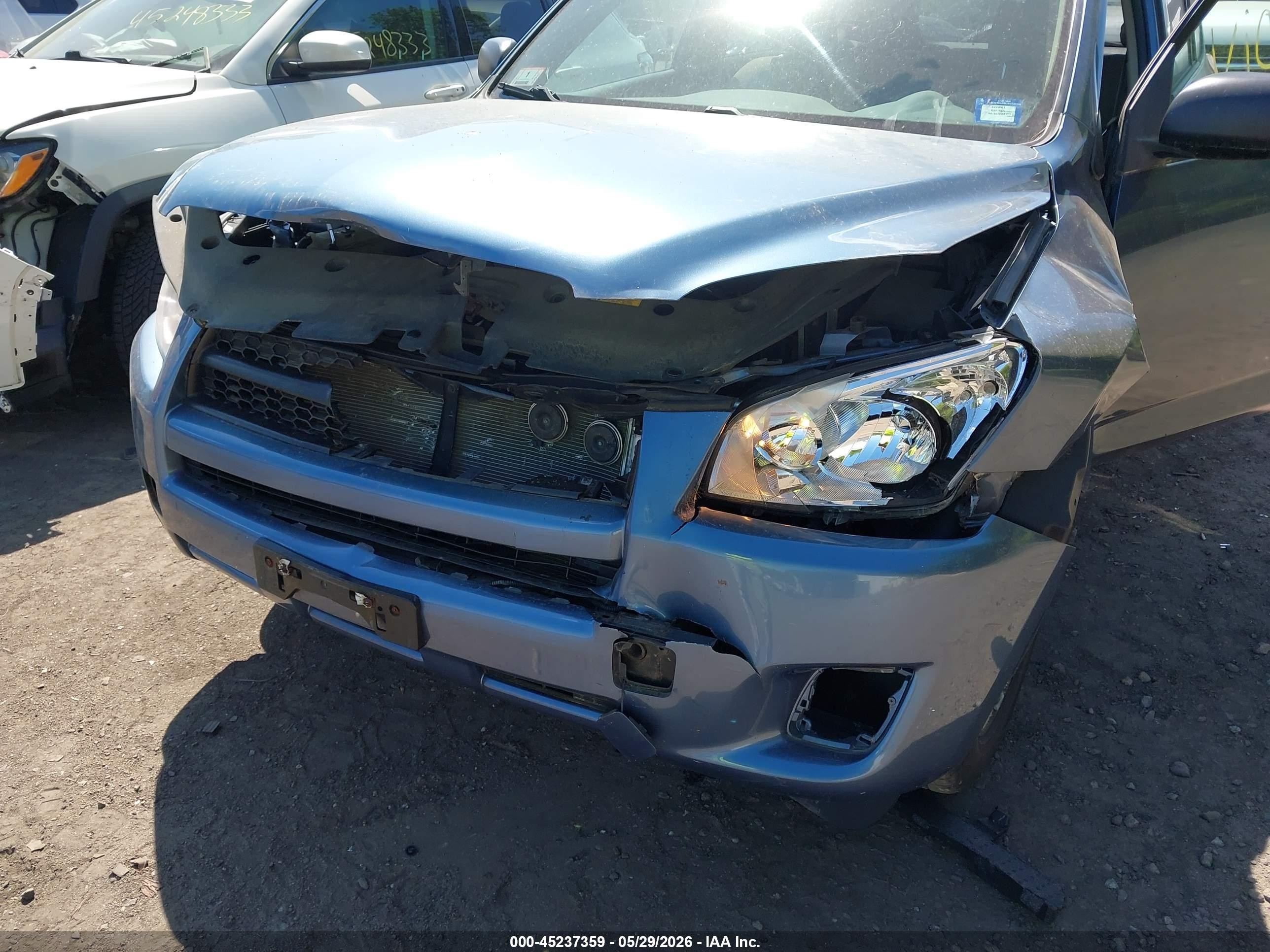 2012 Toyota Rav4 Base V6 Blue vin: 2T3BK4DV2CW073595