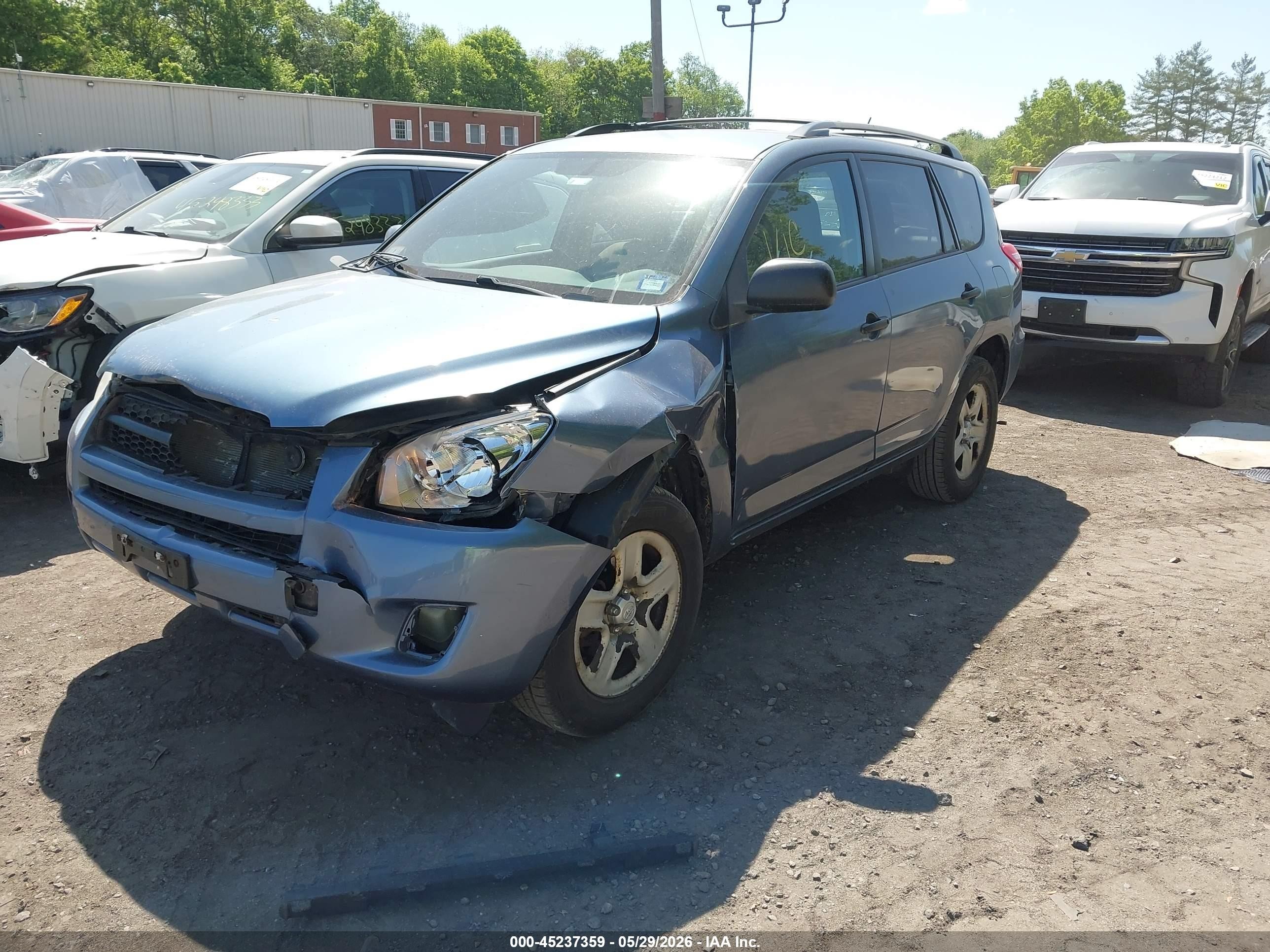 2012 Toyota Rav4 Base V6 Blue vin: 2T3BK4DV2CW073595