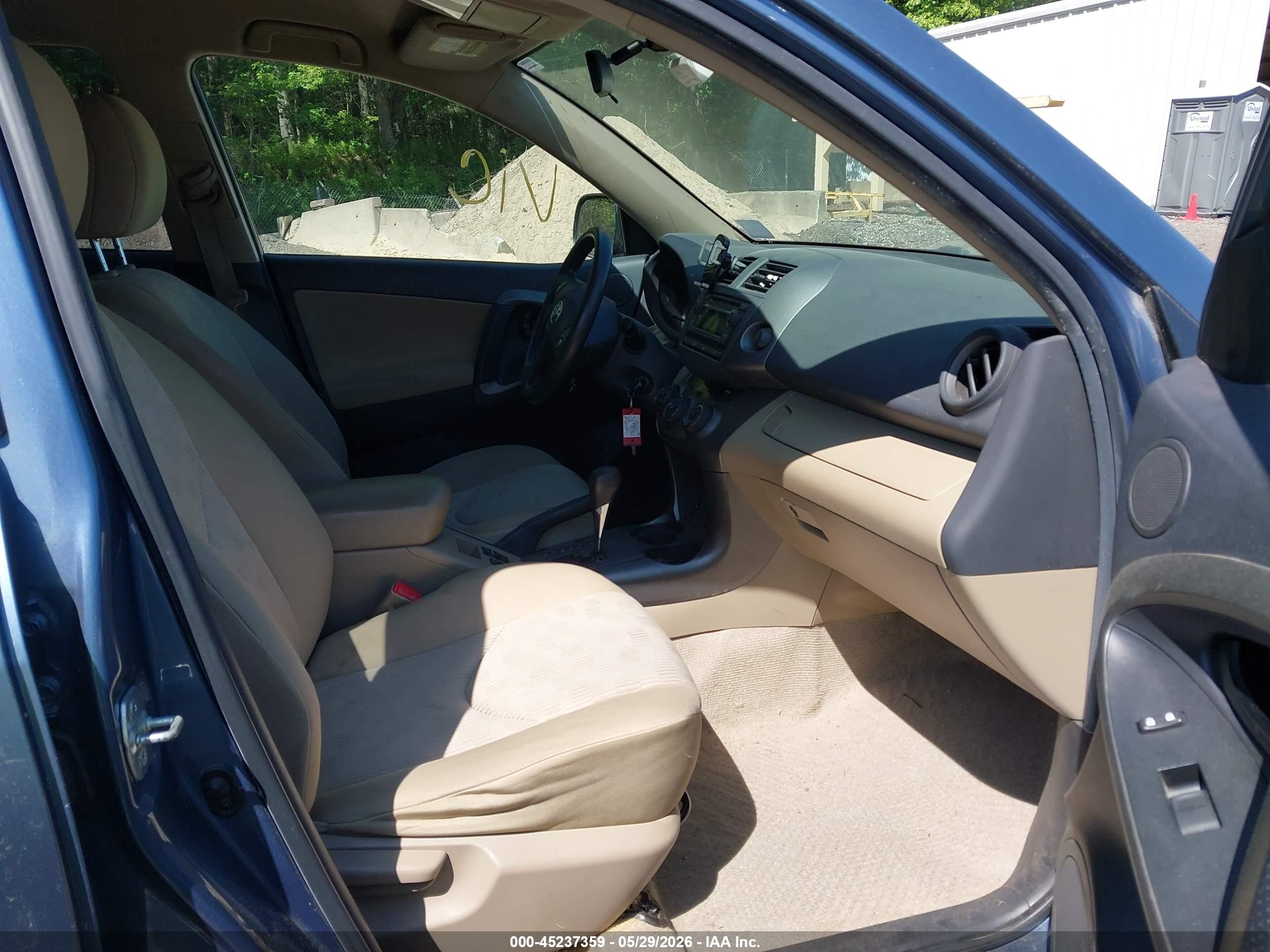 2012 Toyota Rav4 Base V6 Blue vin: 2T3BK4DV2CW073595