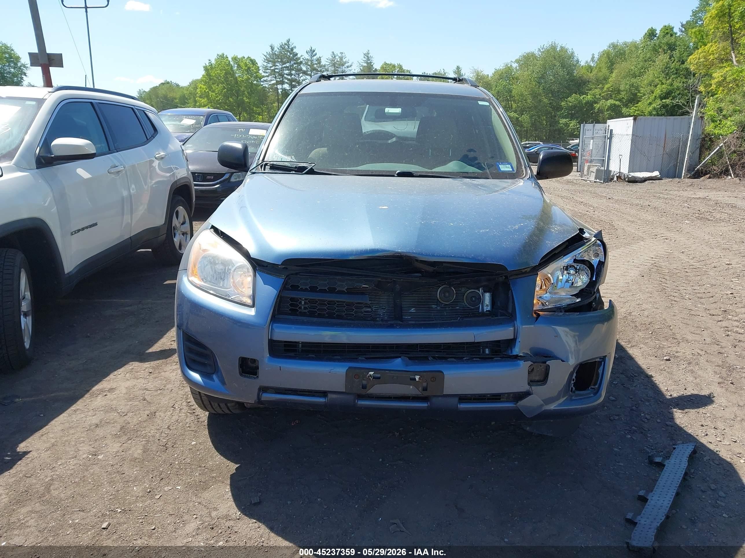 2012 Toyota Rav4 Base V6 Blue vin: 2T3BK4DV2CW073595