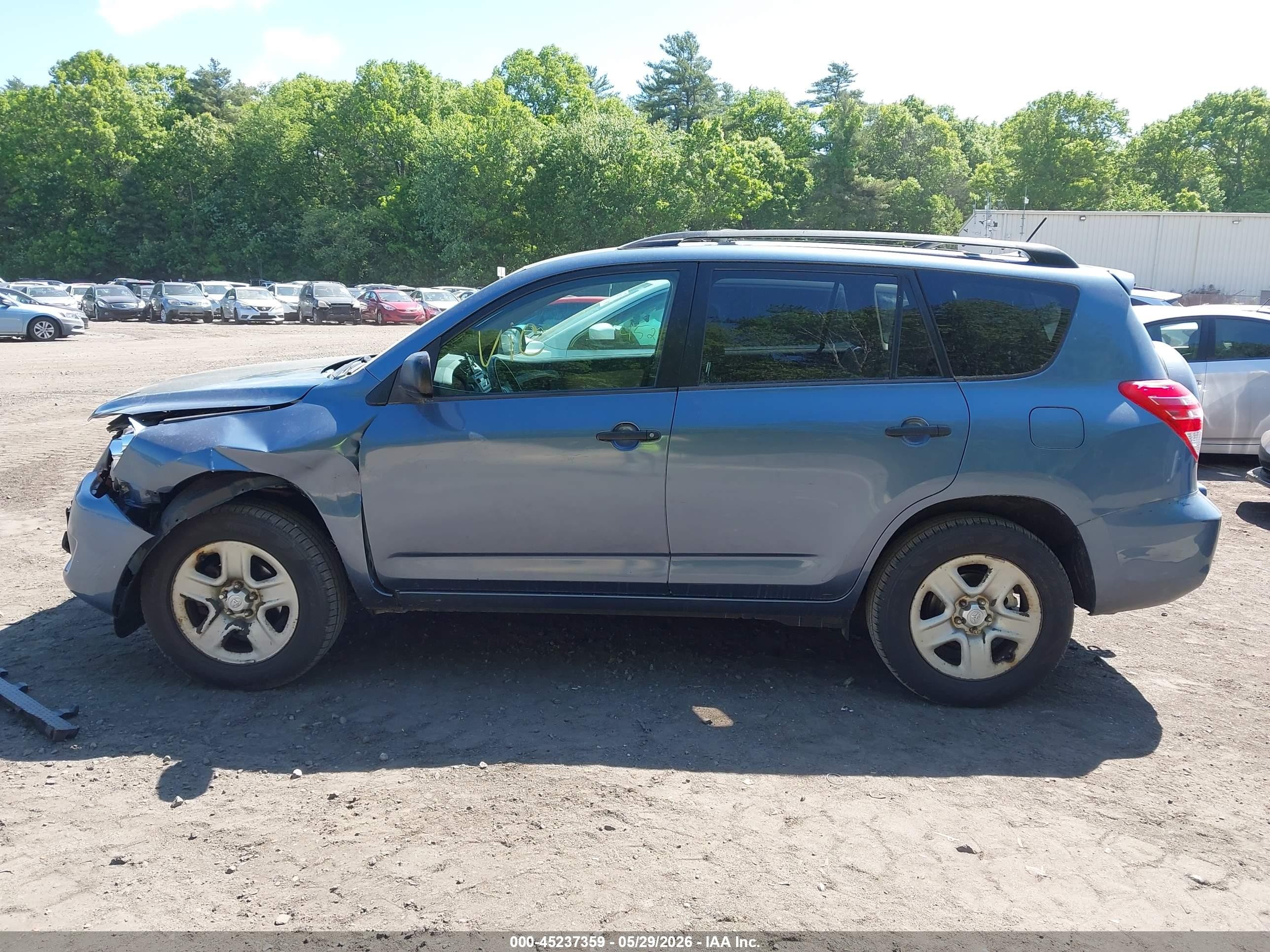 2012 Toyota Rav4 Base V6 Blue vin: 2T3BK4DV2CW073595