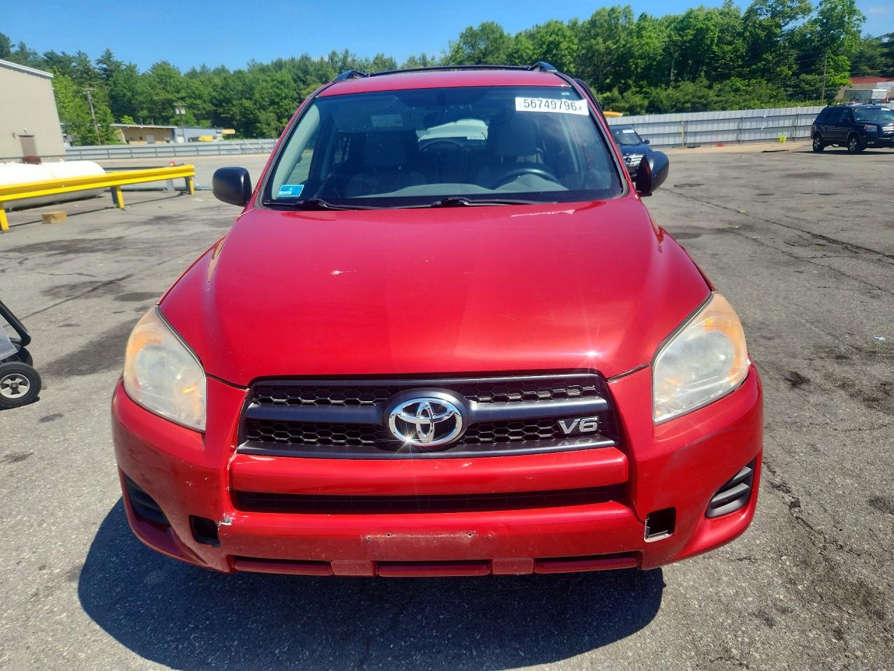 2012 Toyota Rav4 Red vin: 2T3BK4DV2CW074469