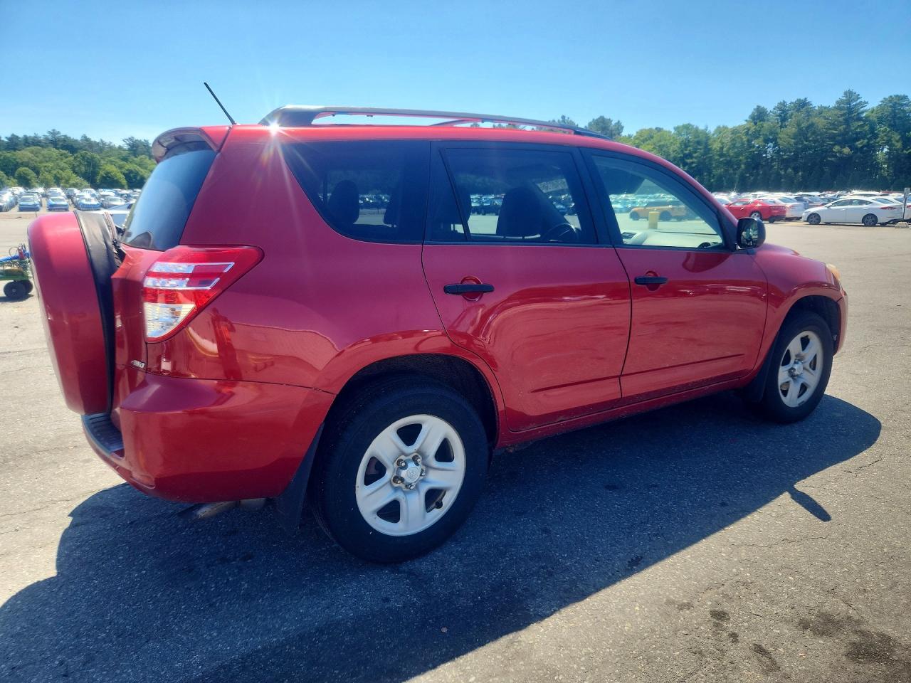 2012 Toyota Rav4 Red vin: 2T3BK4DV2CW074469
