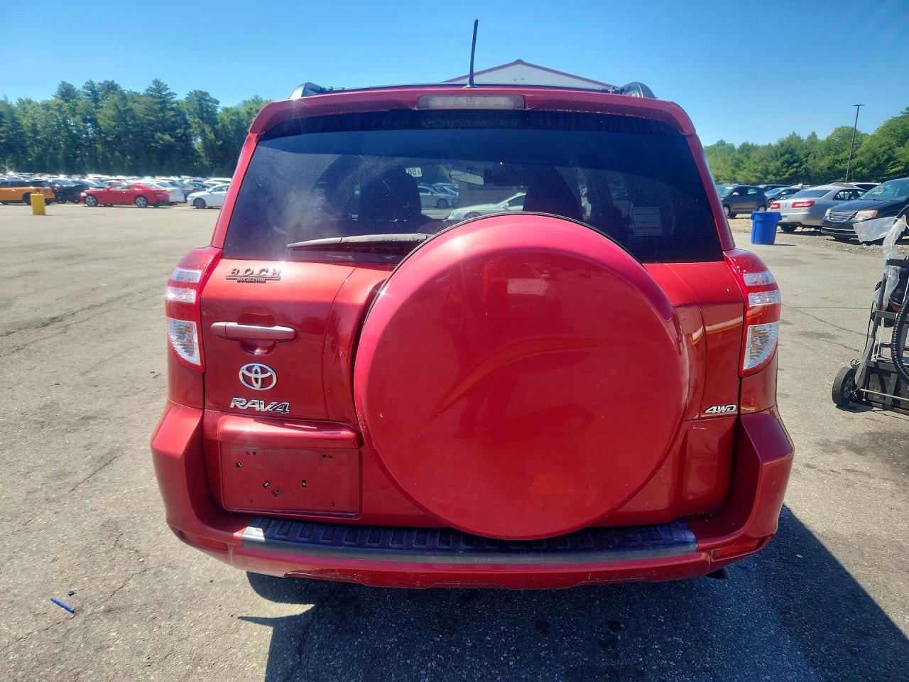 2012 Toyota Rav4 Red vin: 2T3BK4DV2CW074469