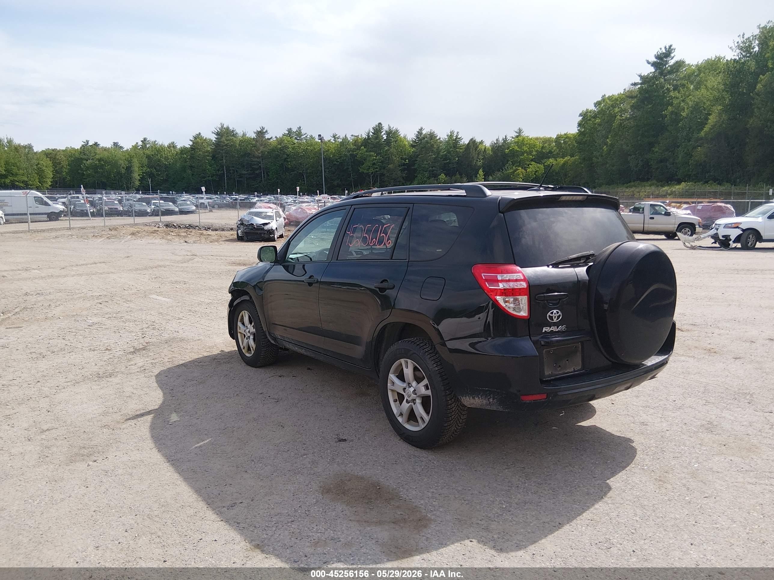 2012 Toyota Rav4 Base V6 Black vin: 2T3BK4DV2CW079347