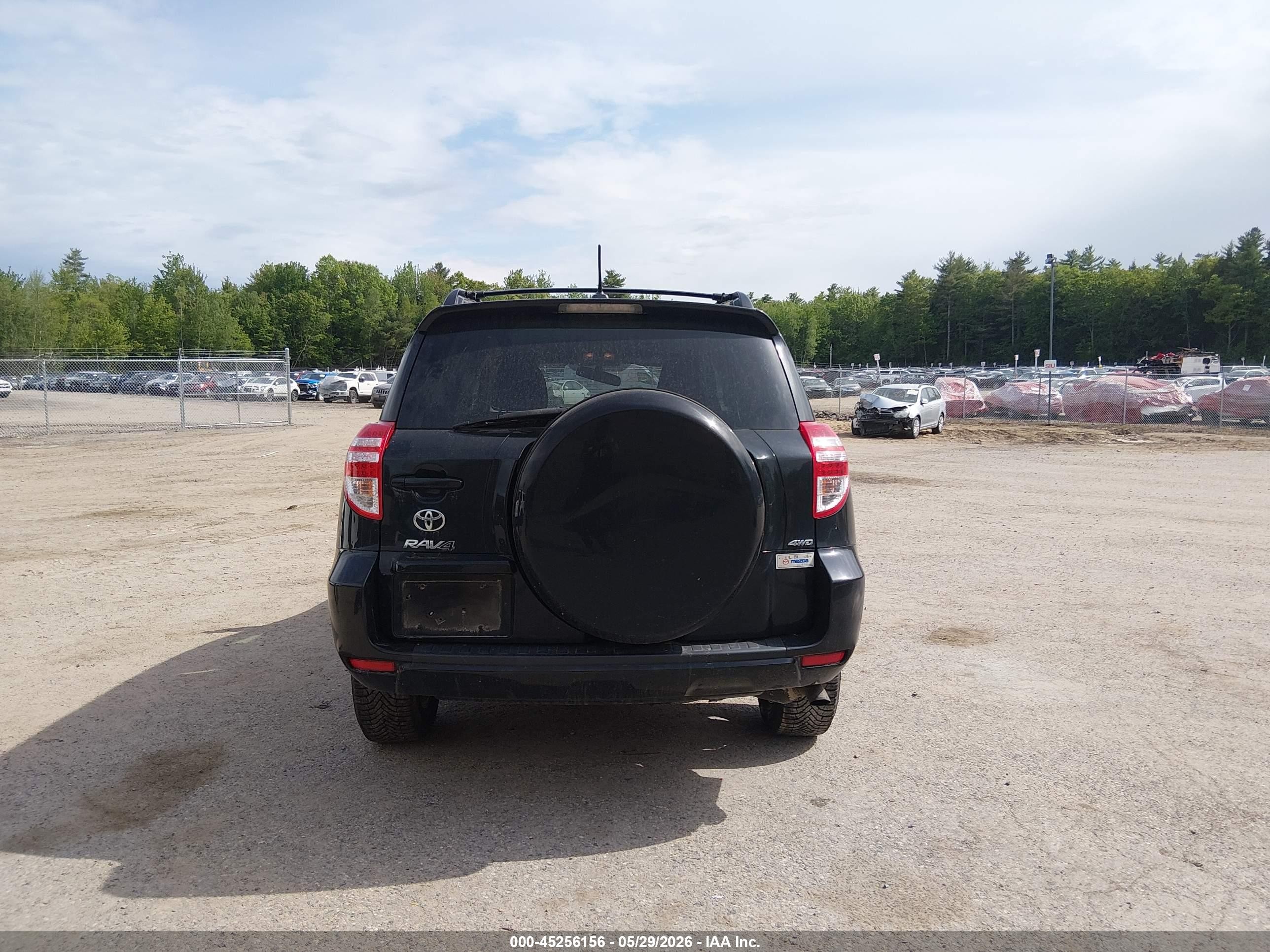 2012 Toyota Rav4 Base V6 Black vin: 2T3BK4DV2CW079347