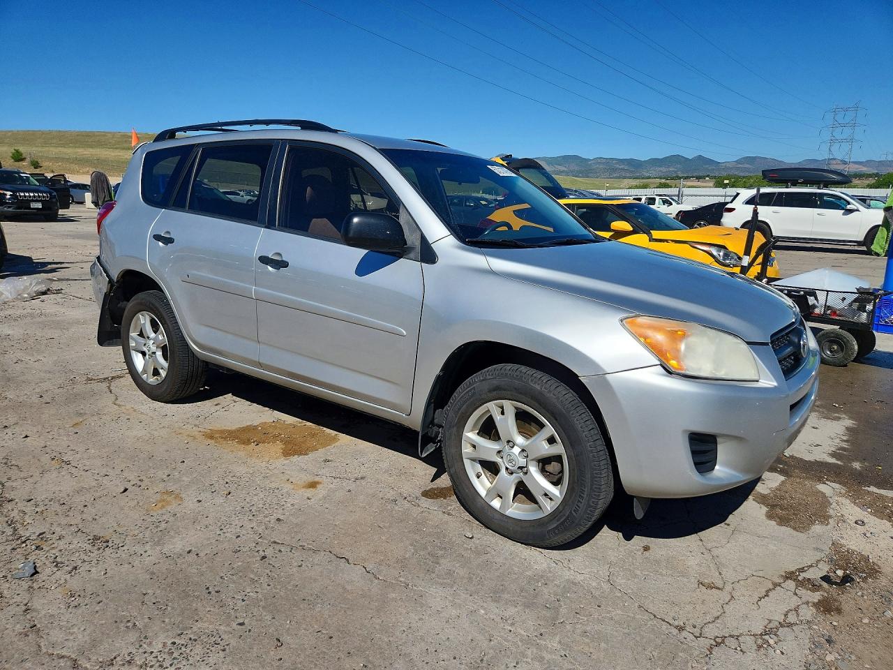 2010 Toyota Rav4 Base Silver vin: 2T3BK4DV3AW014360