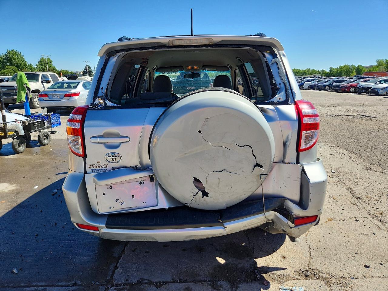 2010 Toyota Rav4 Base Silver vin: 2T3BK4DV3AW014360