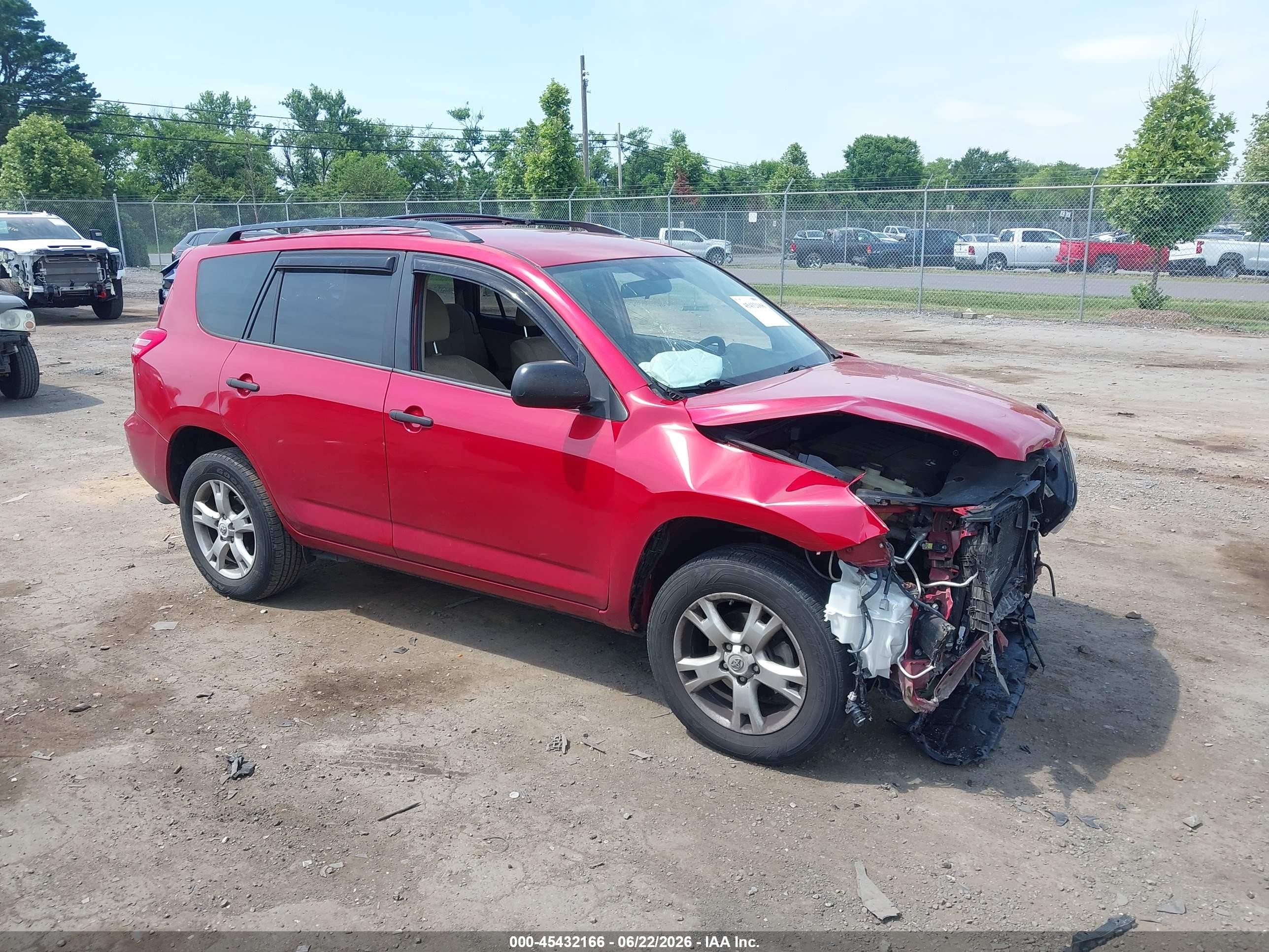 2010 Toyota Rav4 Base V6 Красный vin: 2T3BK4DV3AW033104