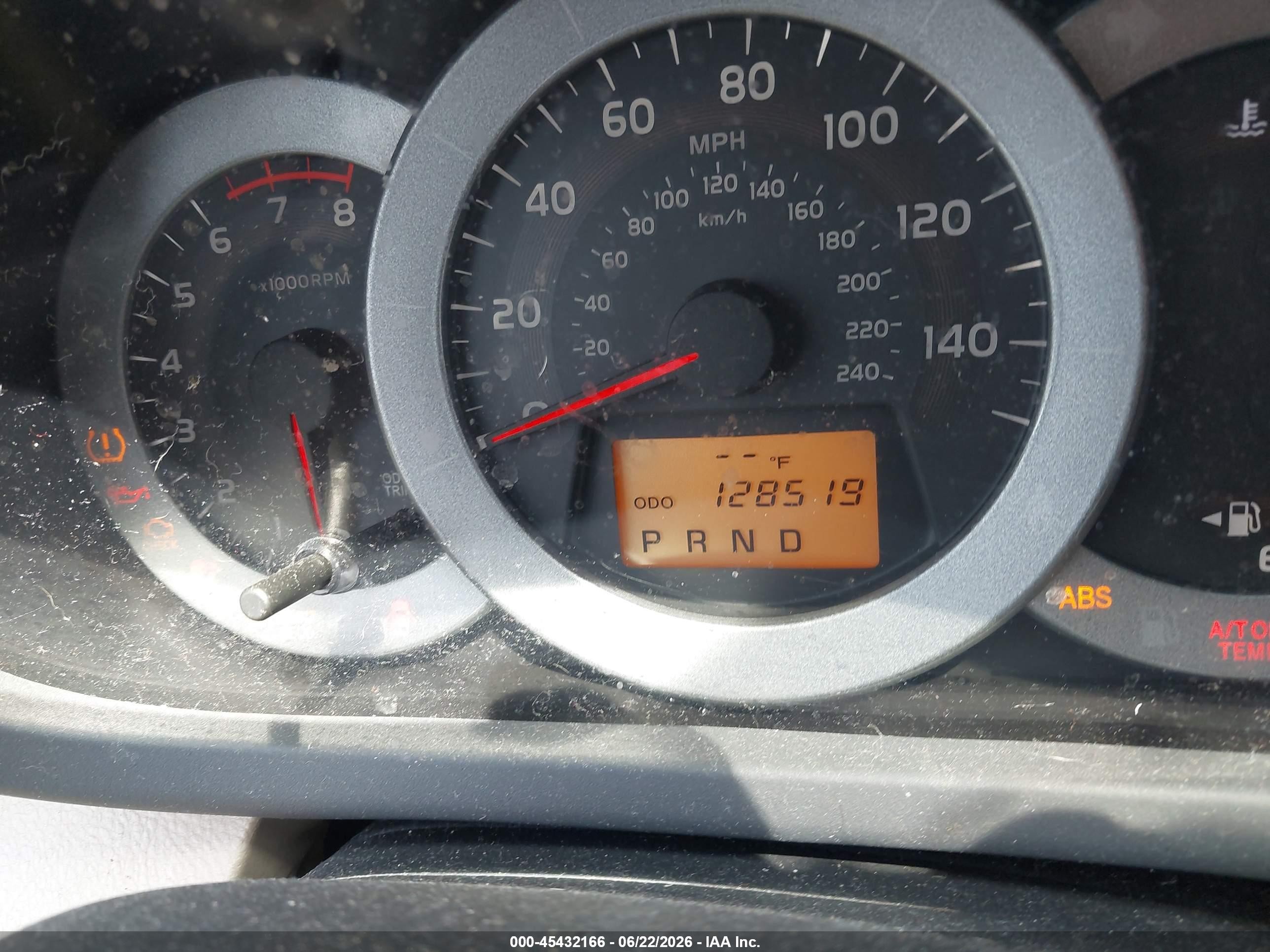 2010 Toyota Rav4 Base V6 Red vin: 2T3BK4DV3AW033104