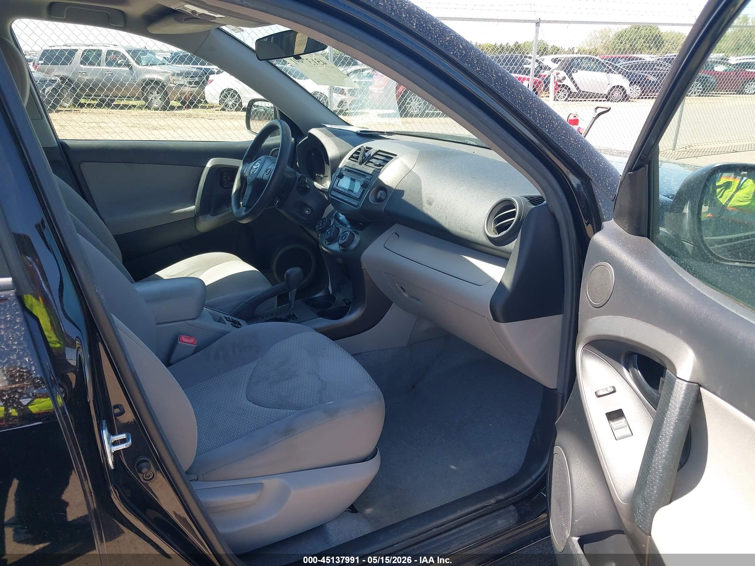 2012 Toyota Rav4 Base V6 Black vin: 2T3BK4DV3CW072360