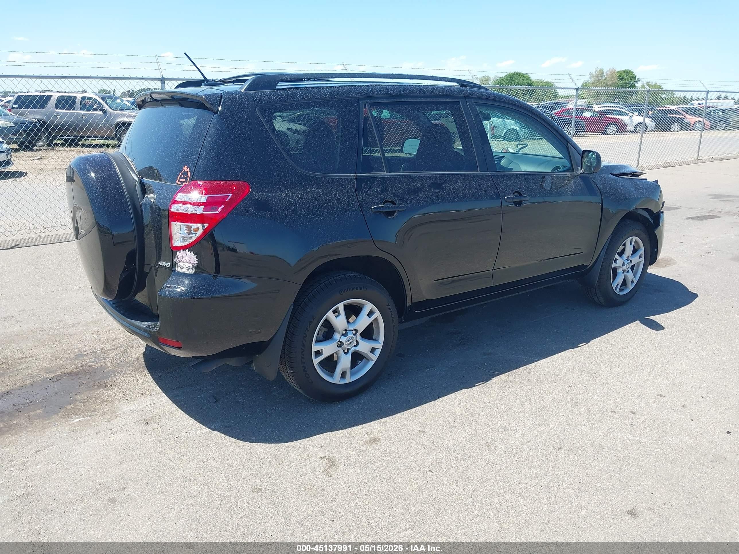 2012 Toyota Rav4 Base V6 Black vin: 2T3BK4DV3CW072360