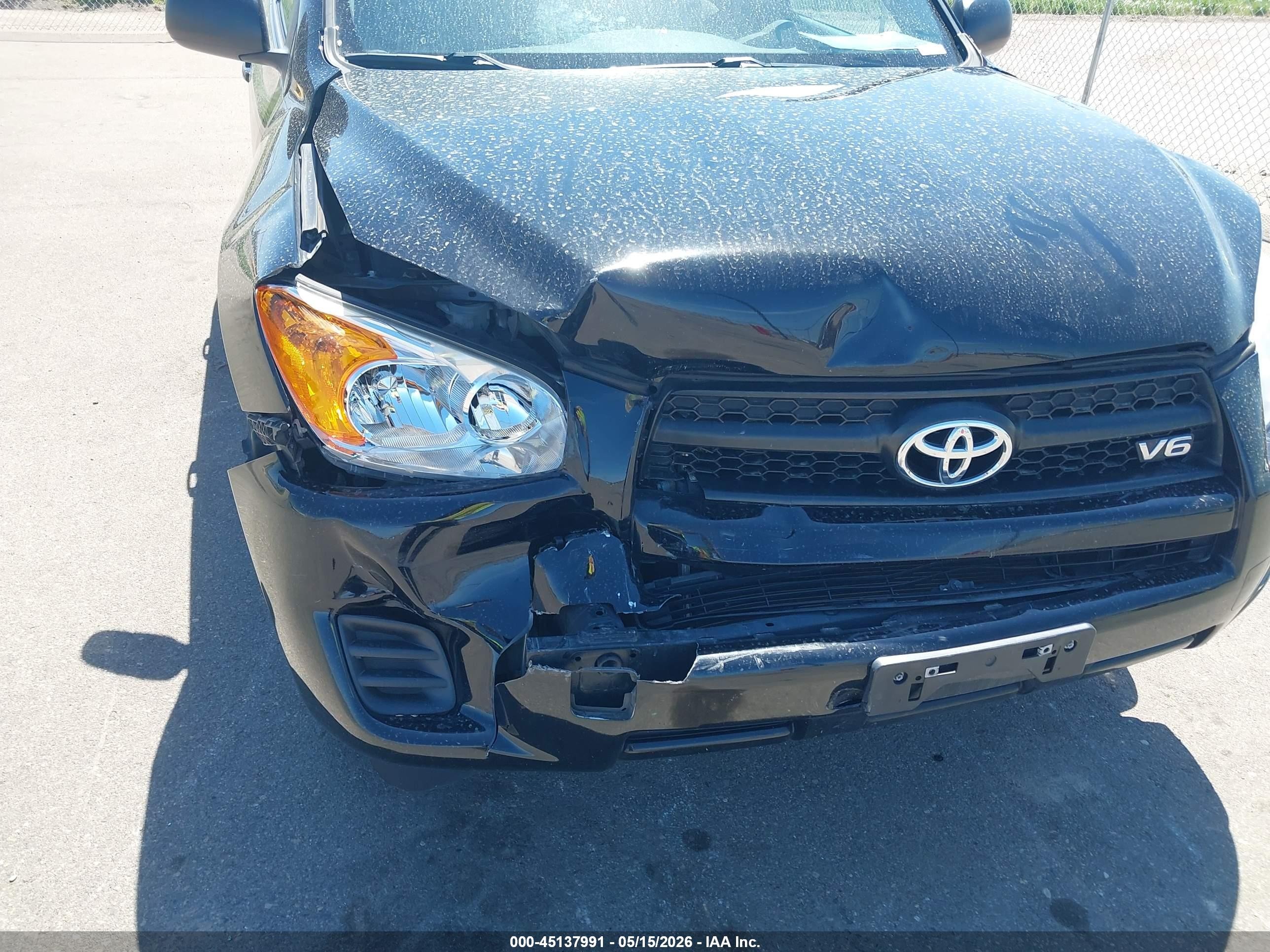 2012 Toyota Rav4 Base V6 Black vin: 2T3BK4DV3CW072360