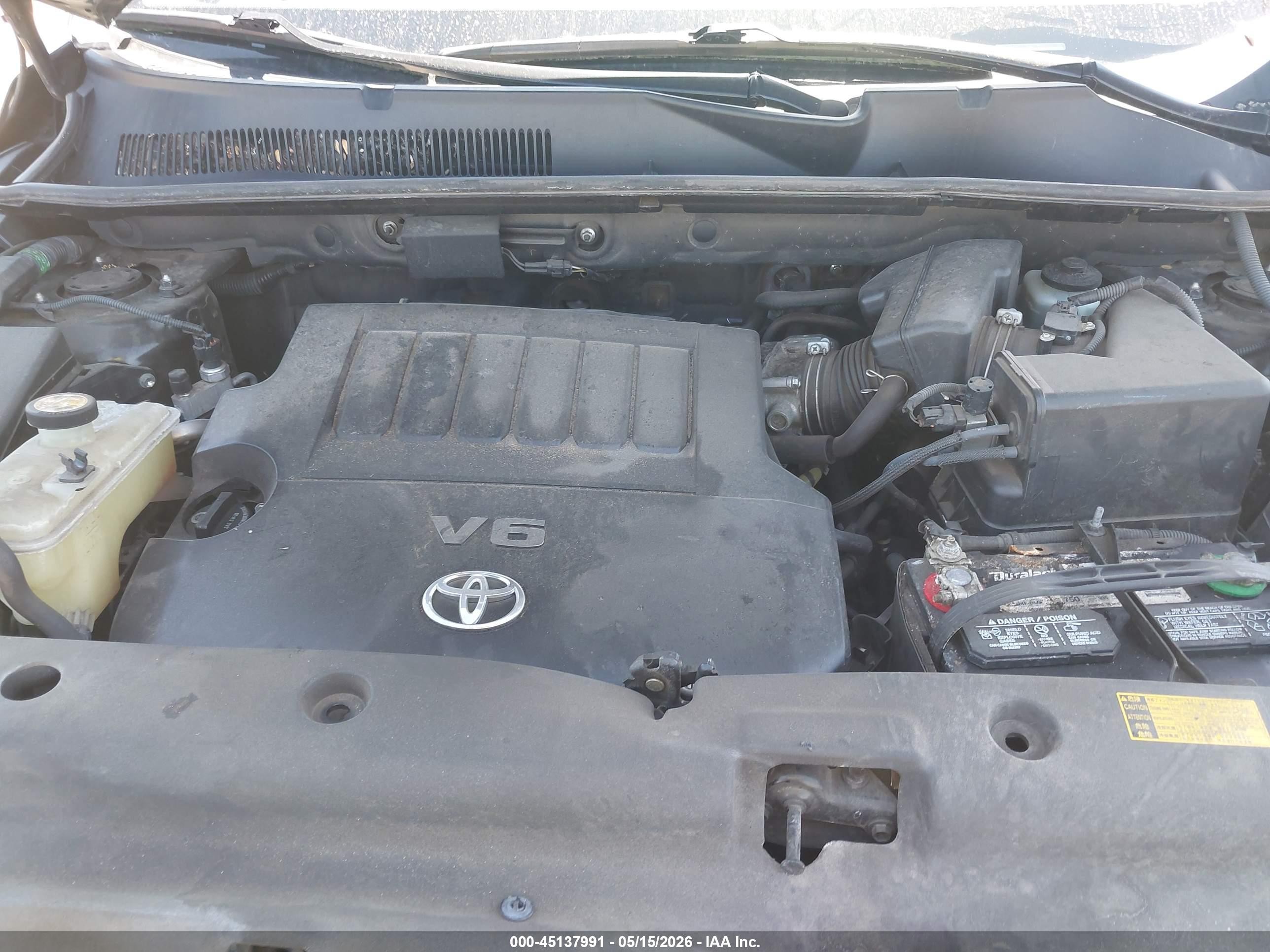 2012 Toyota Rav4 Base V6 Black vin: 2T3BK4DV3CW072360